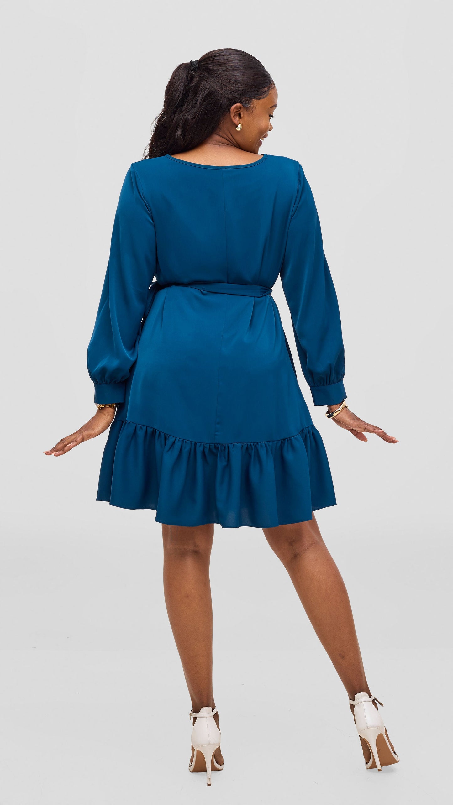 Vivo Serwa Tent Dress - Dark Teal