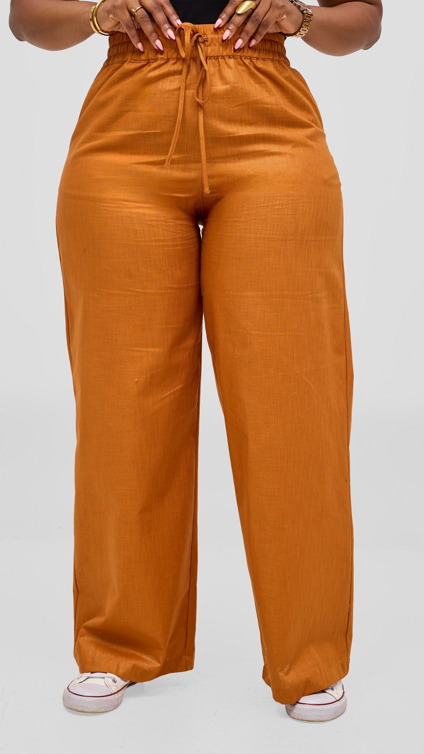 Safari by Vivo Zehra Drawstring Pants - Rust