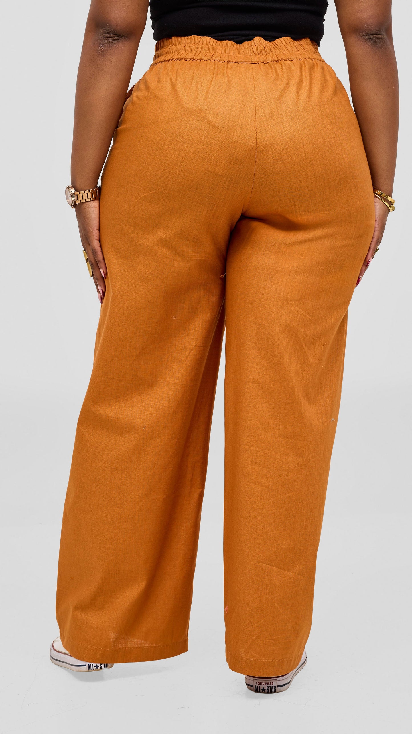 Safari by Vivo Zehra Drawstring Pants - Rust
