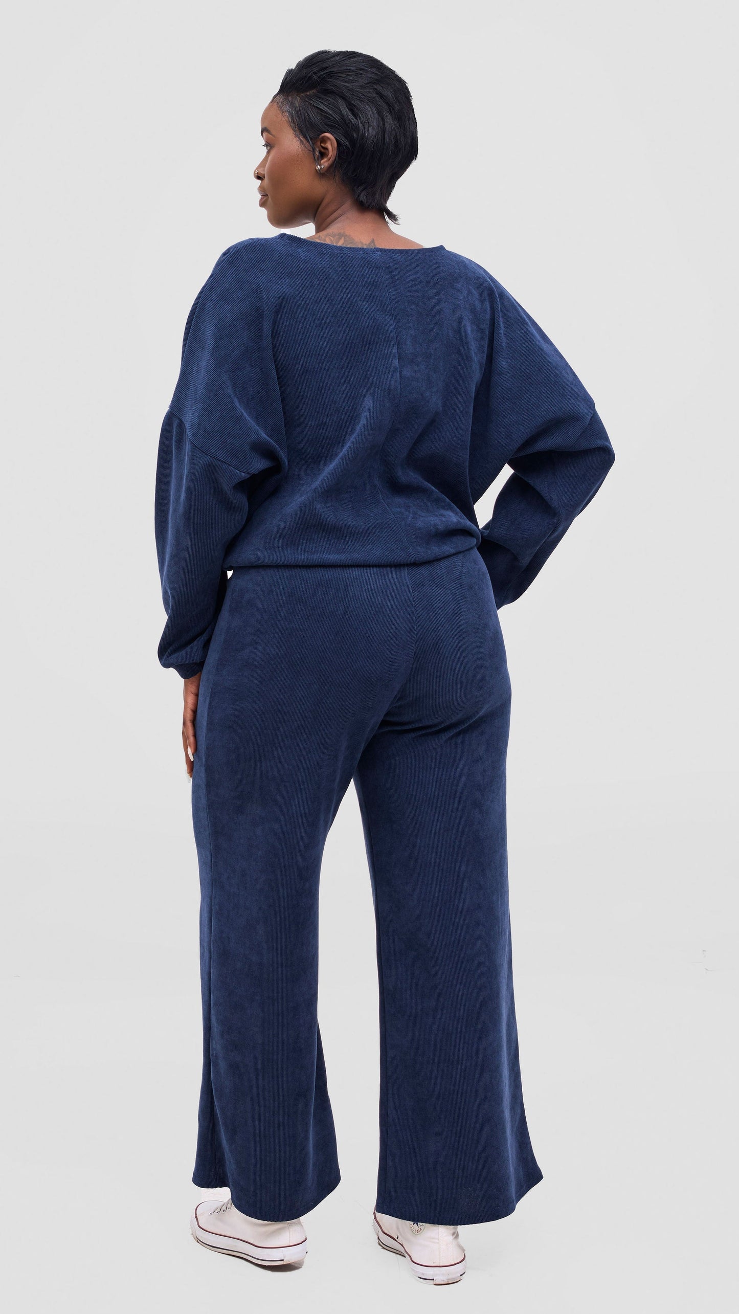 Vivo Selah Dolman Top - Navy