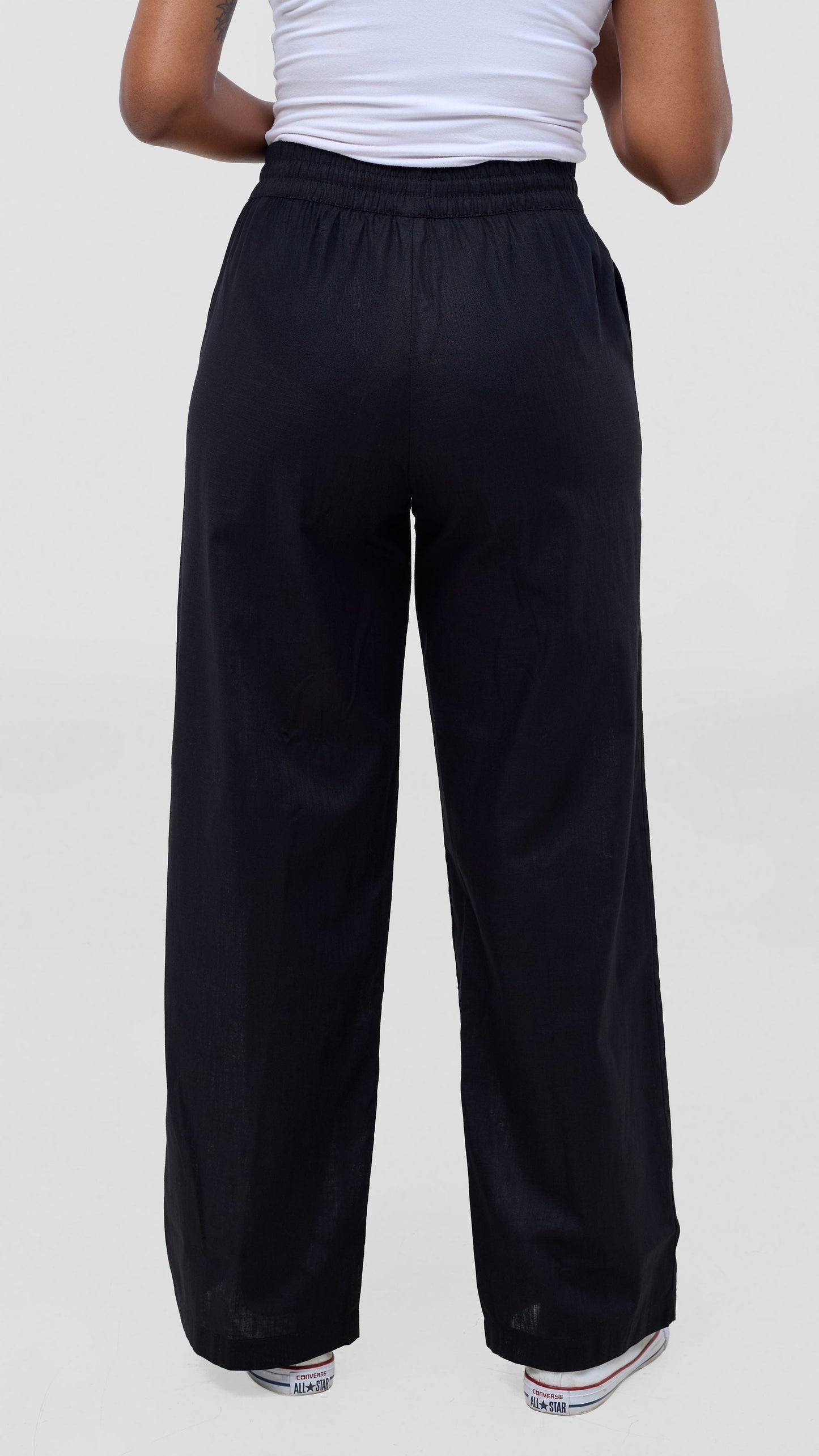 Safari by Vivo Zehra Drawstring Pants - Black