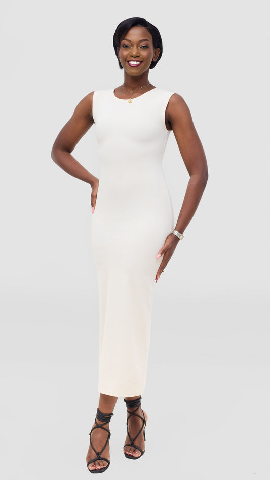 Vivo Selah Maxi Dress - Off White