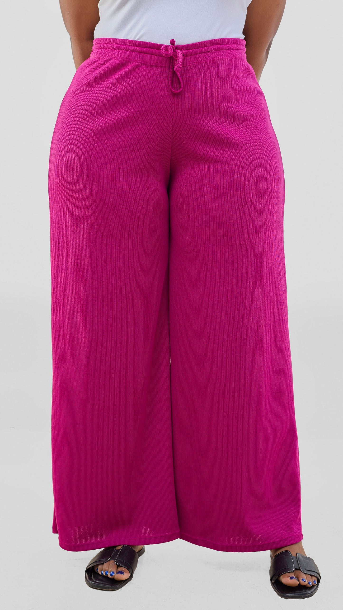 Vivo Safa Straight Leg Pants - Fuschia