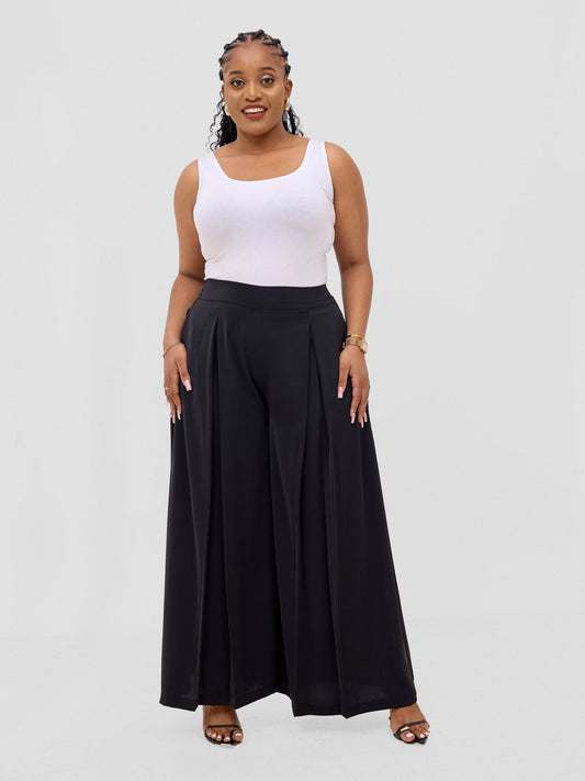 Vivo Hari Wide Leg Pants - Black