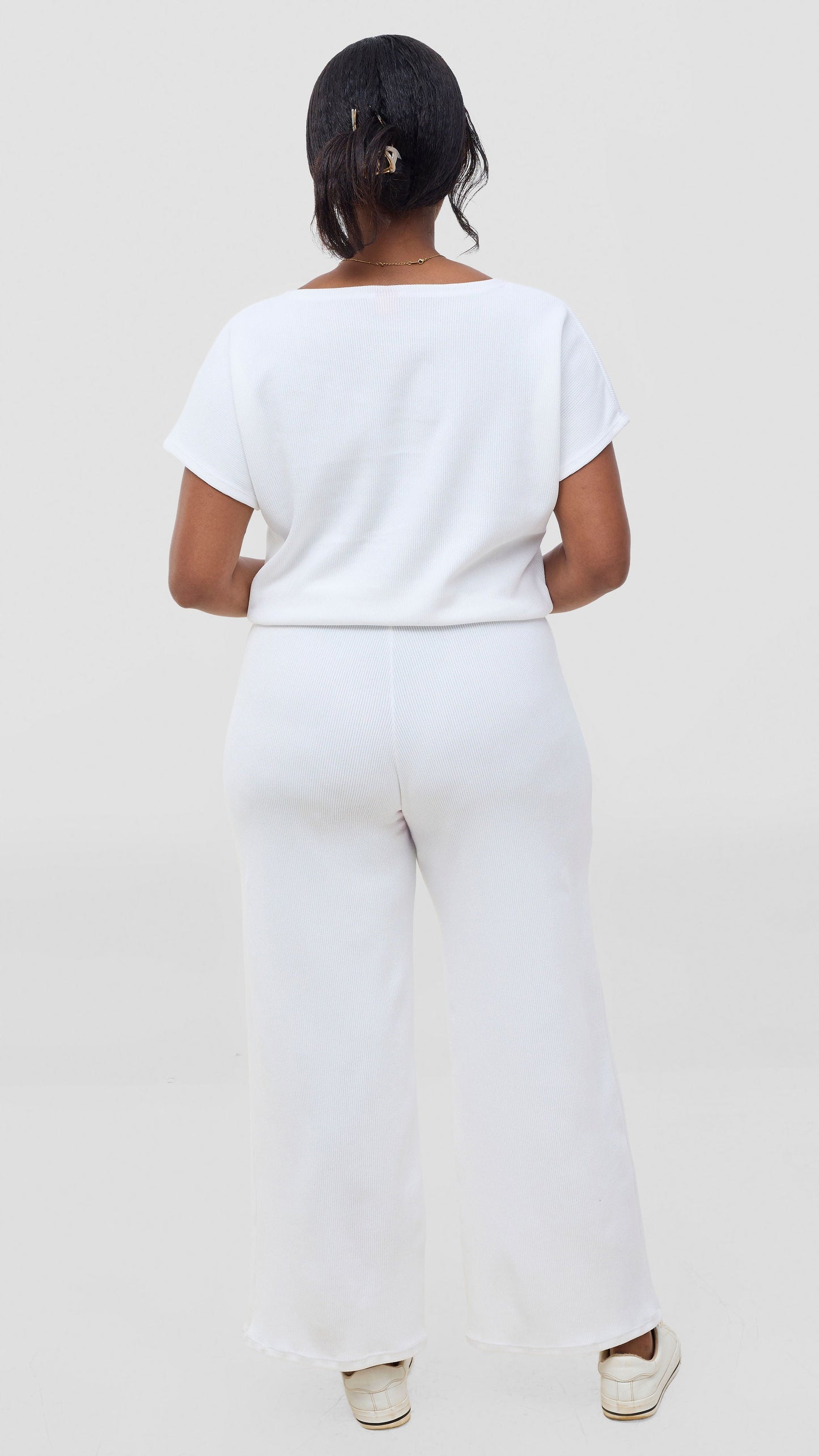 Vivo Safa Straight Leg Pants - White