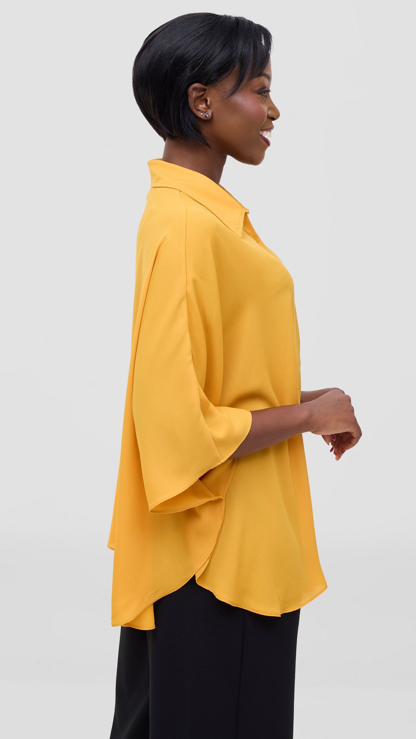 Vivo Iyana Cape Top - Mustard