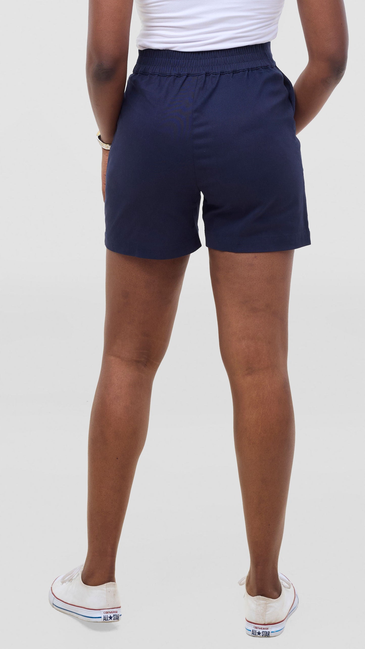 Vivo Lulu Denim Shorts - Navy