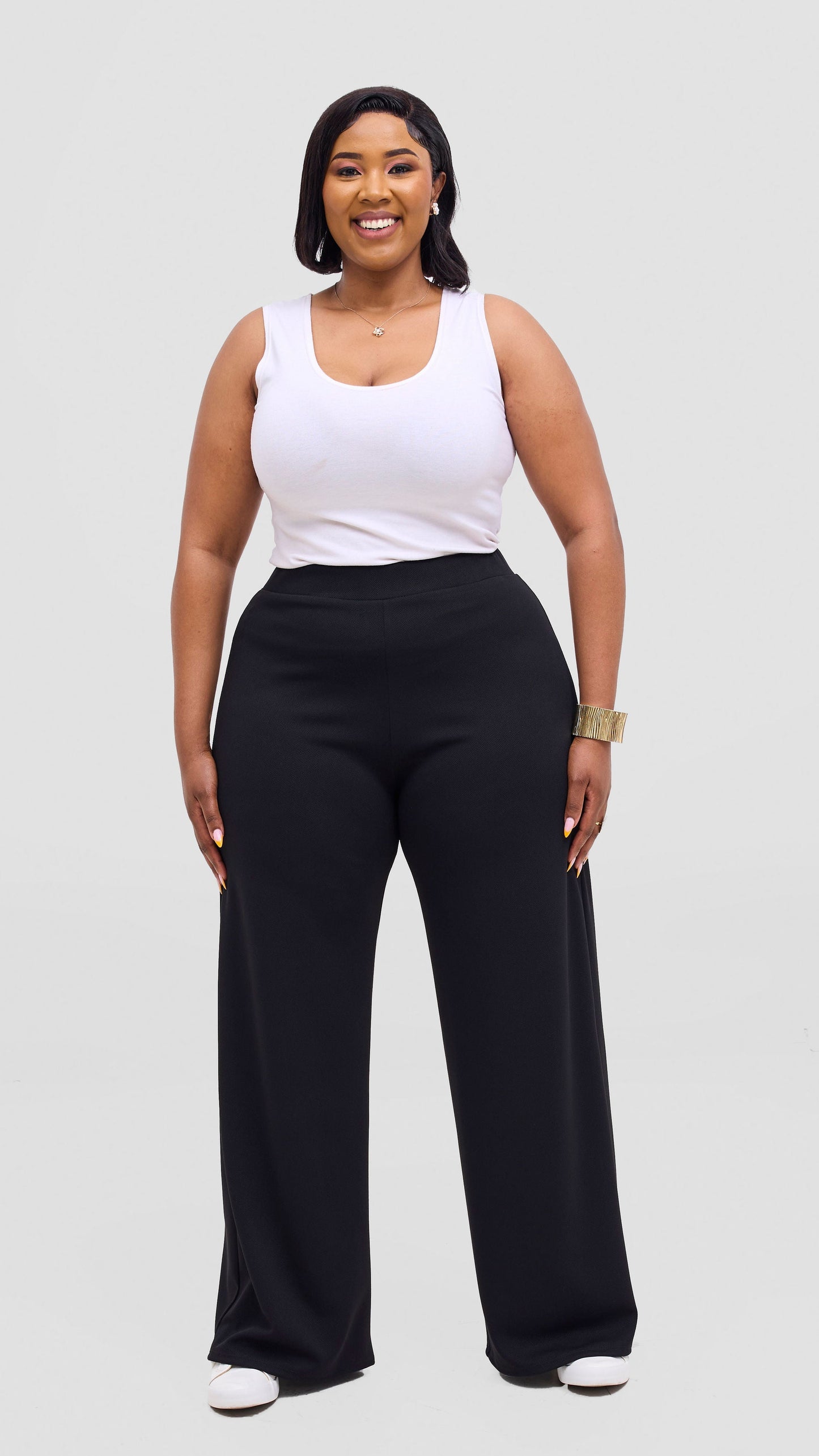 Vivo Selah Pallazo Pants - Black