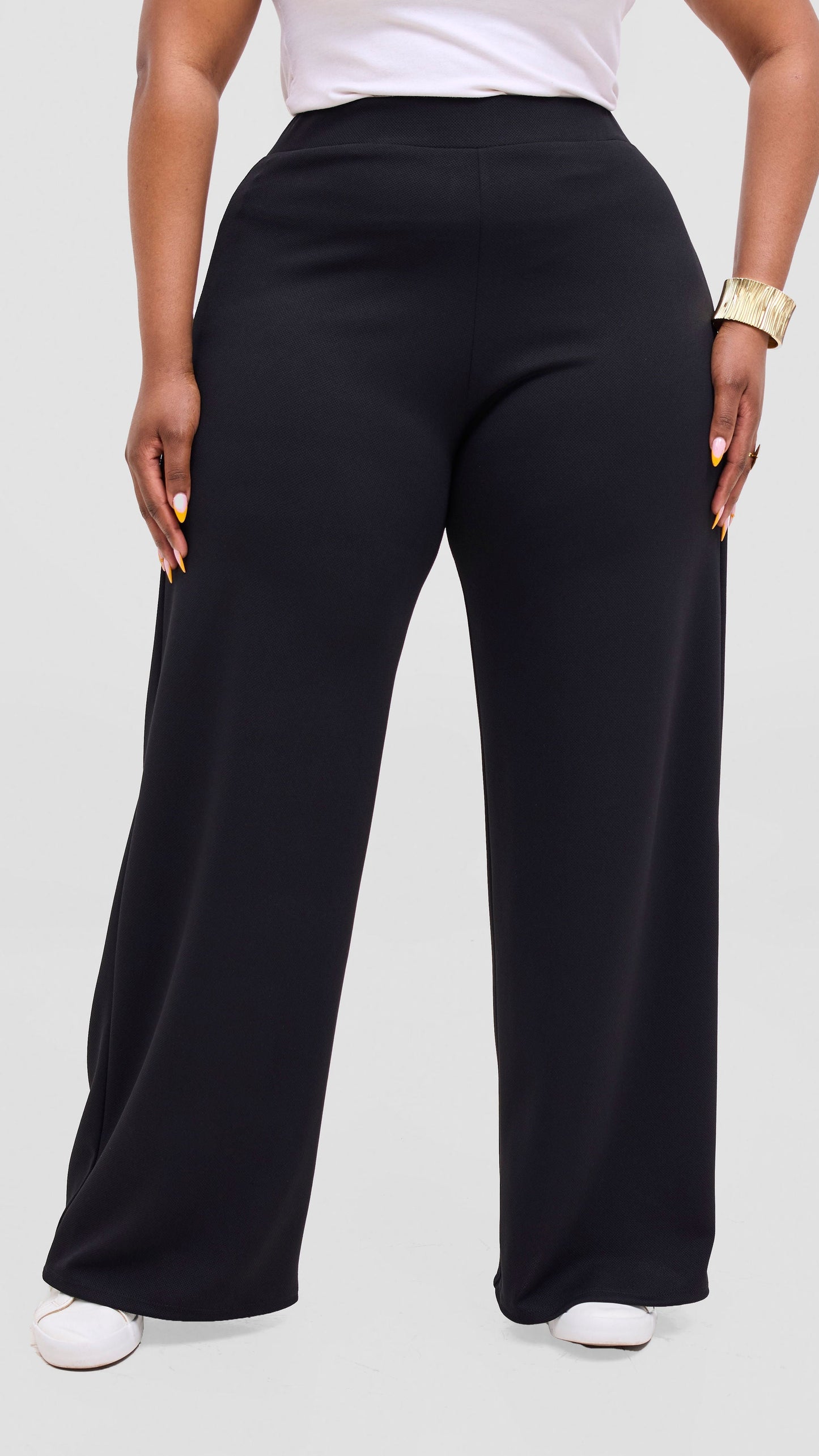 Vivo Selah Pallazo Pants - Black