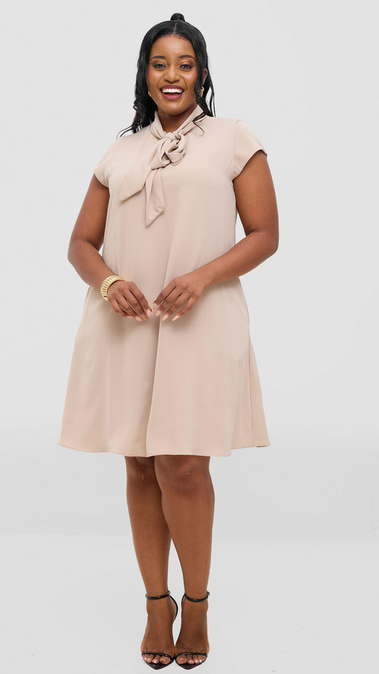 Vivo Niari Tent Dress - Beige