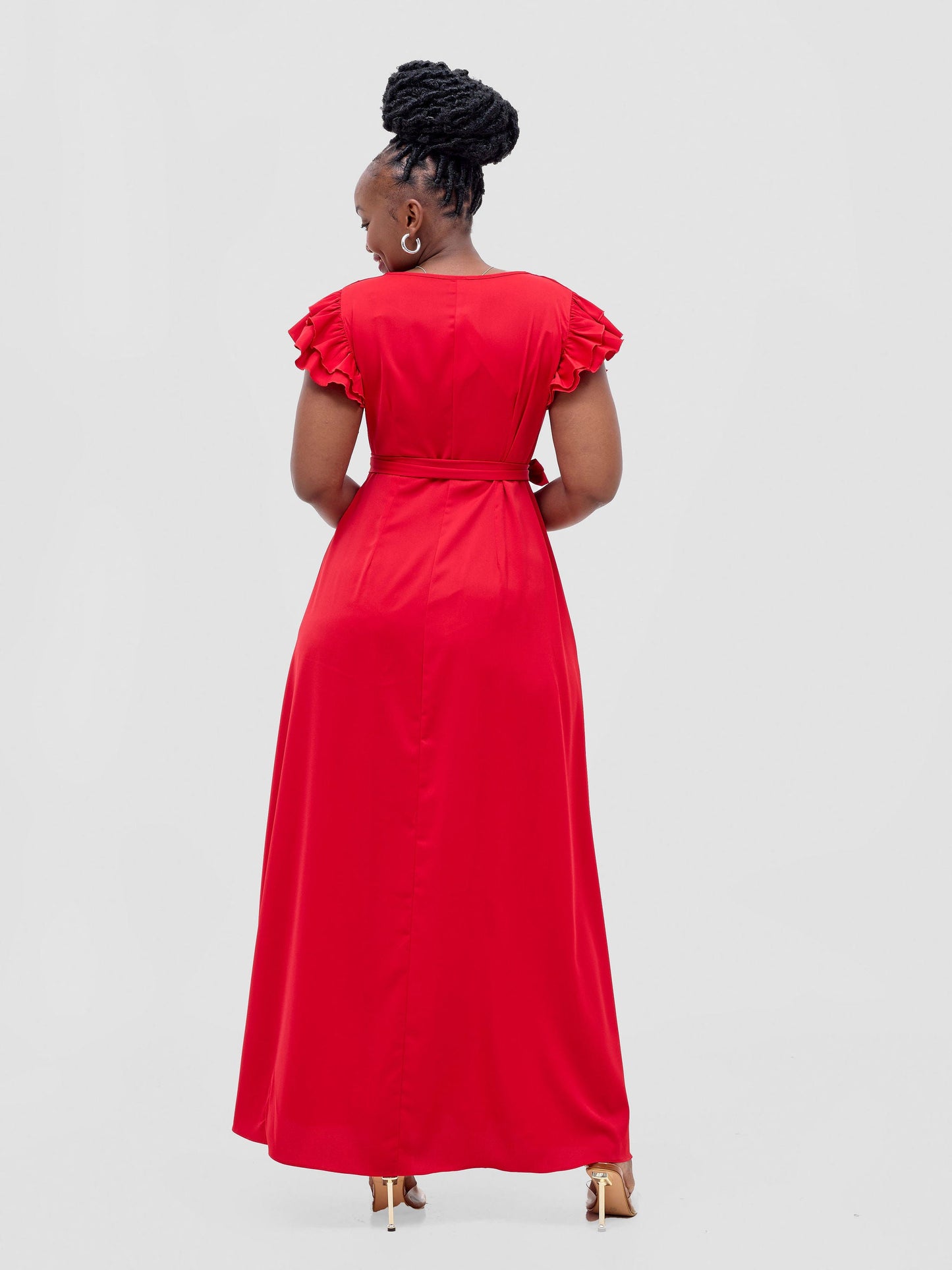 Vivo Nasinka A-line Maxi Dress - Red