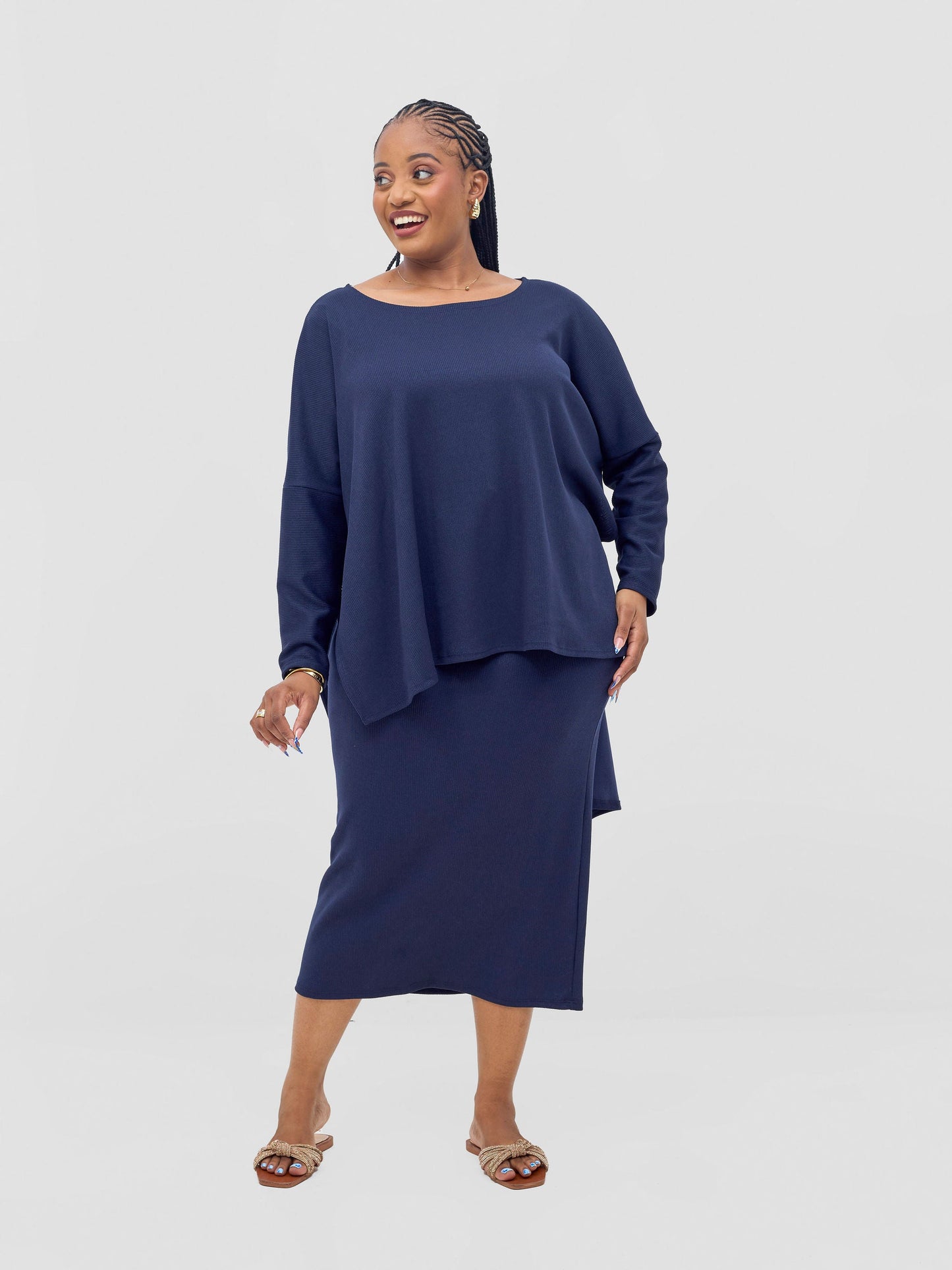 Vivo Safa Skirt - Navy Blue