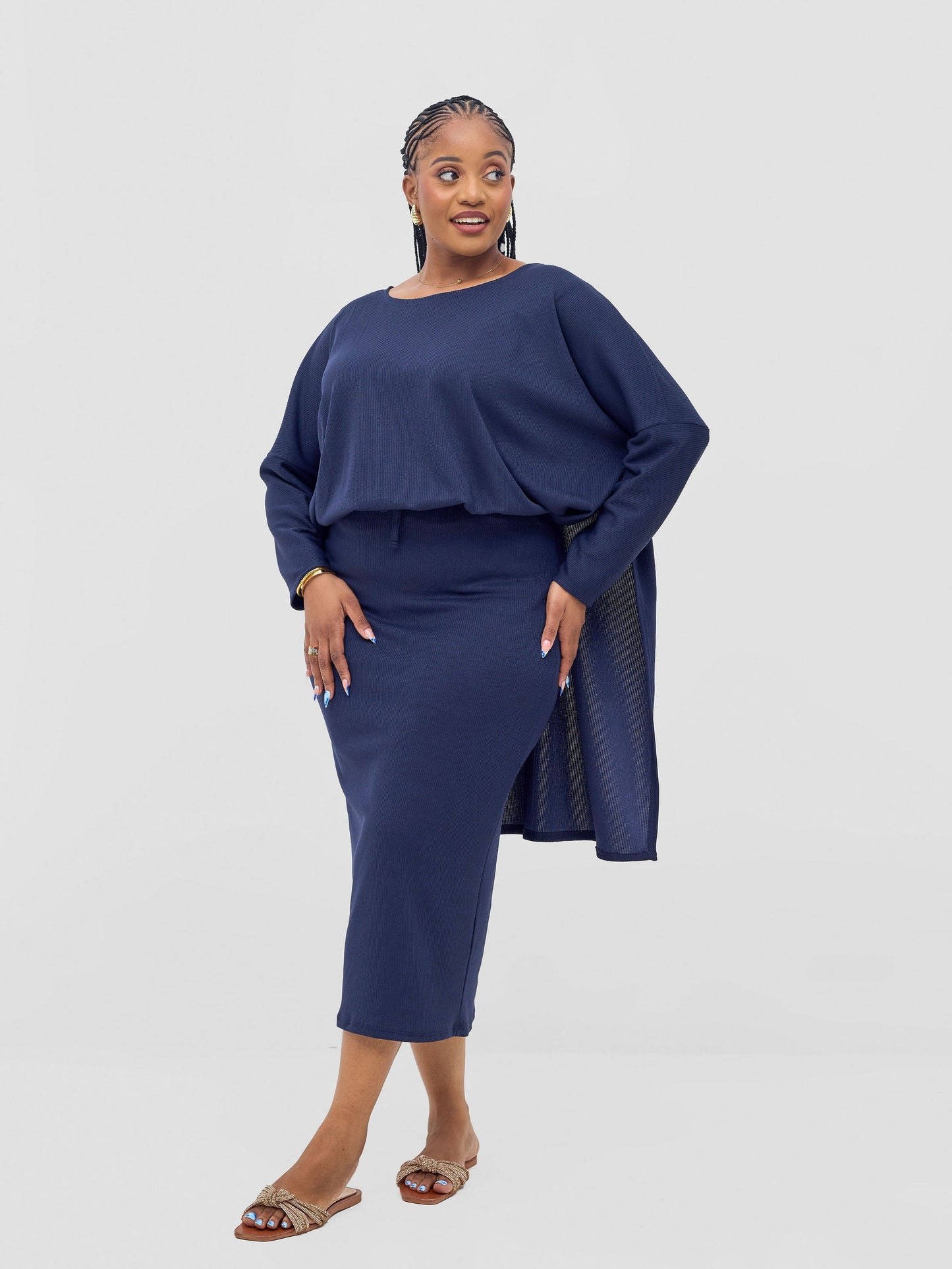 Vivo Safa Skirt - Navy Blue