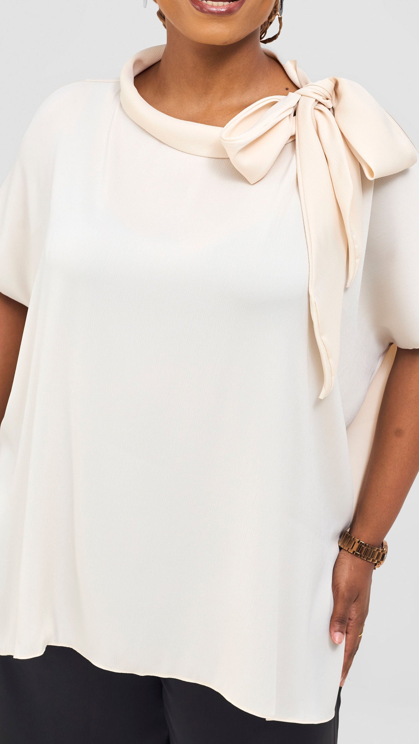 Vivo Takali Tunic Top - Buttermilk