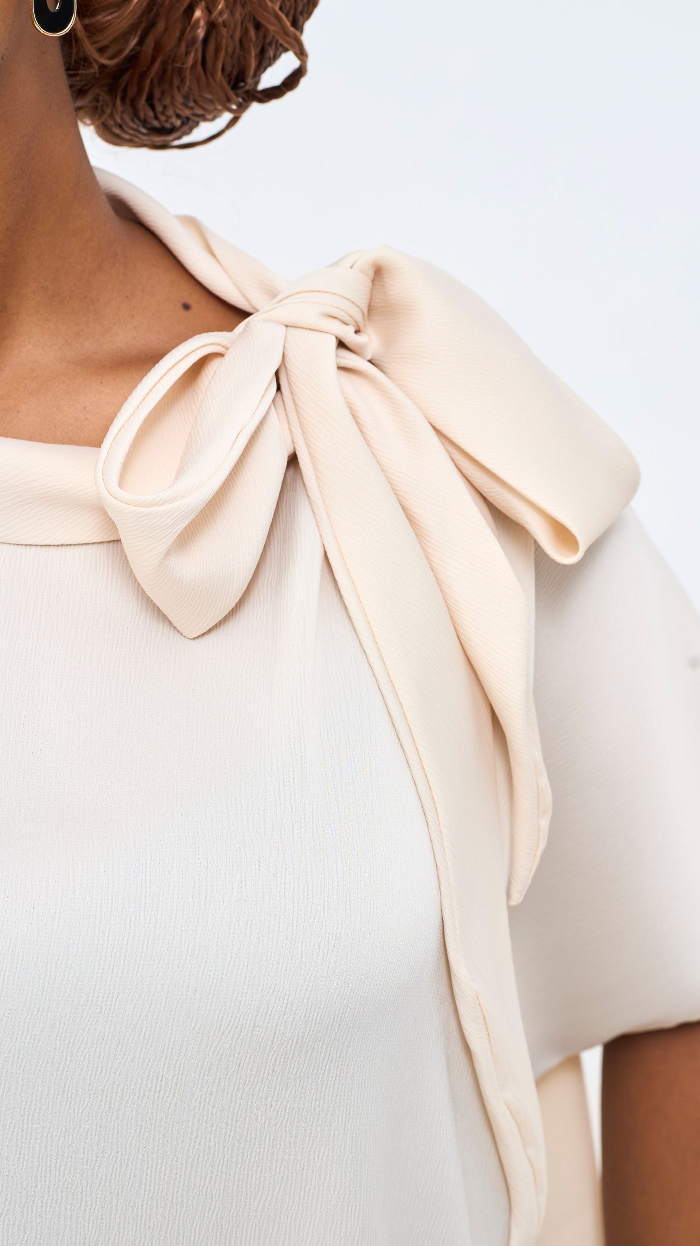 Vivo Takali Tunic Top - Buttermilk