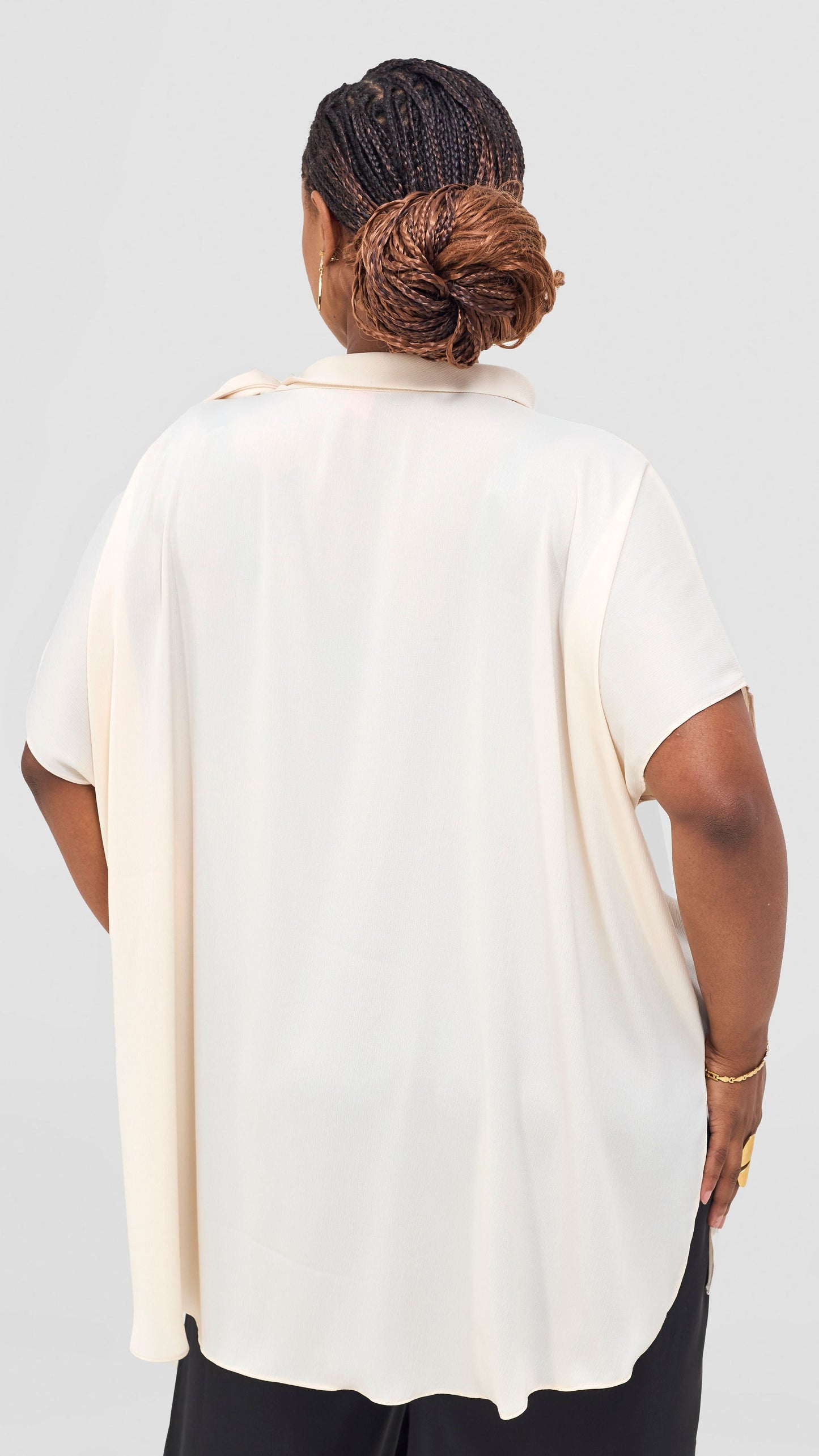 Vivo Takali Tunic Top - Buttermilk