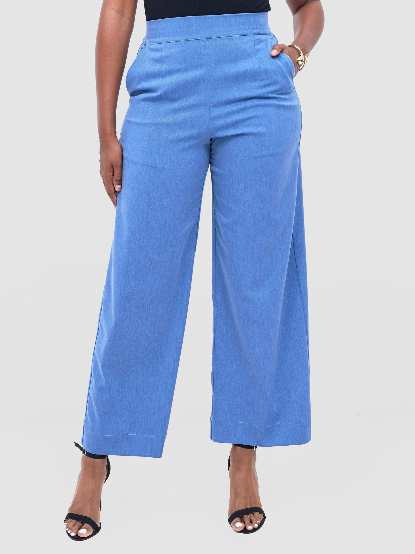 Vivo Niari Full Length Pants - Light Blue