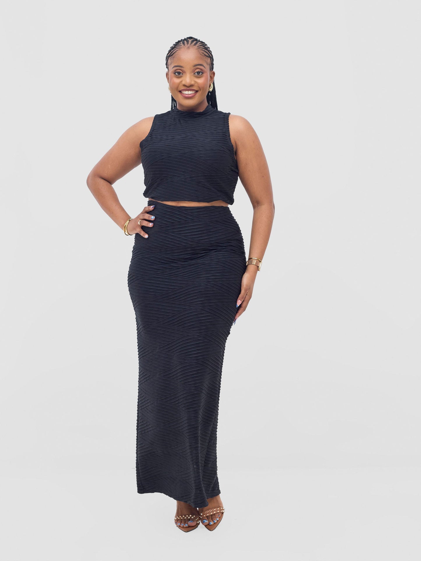 Vivo Kaisa Maxi Skirt - Black