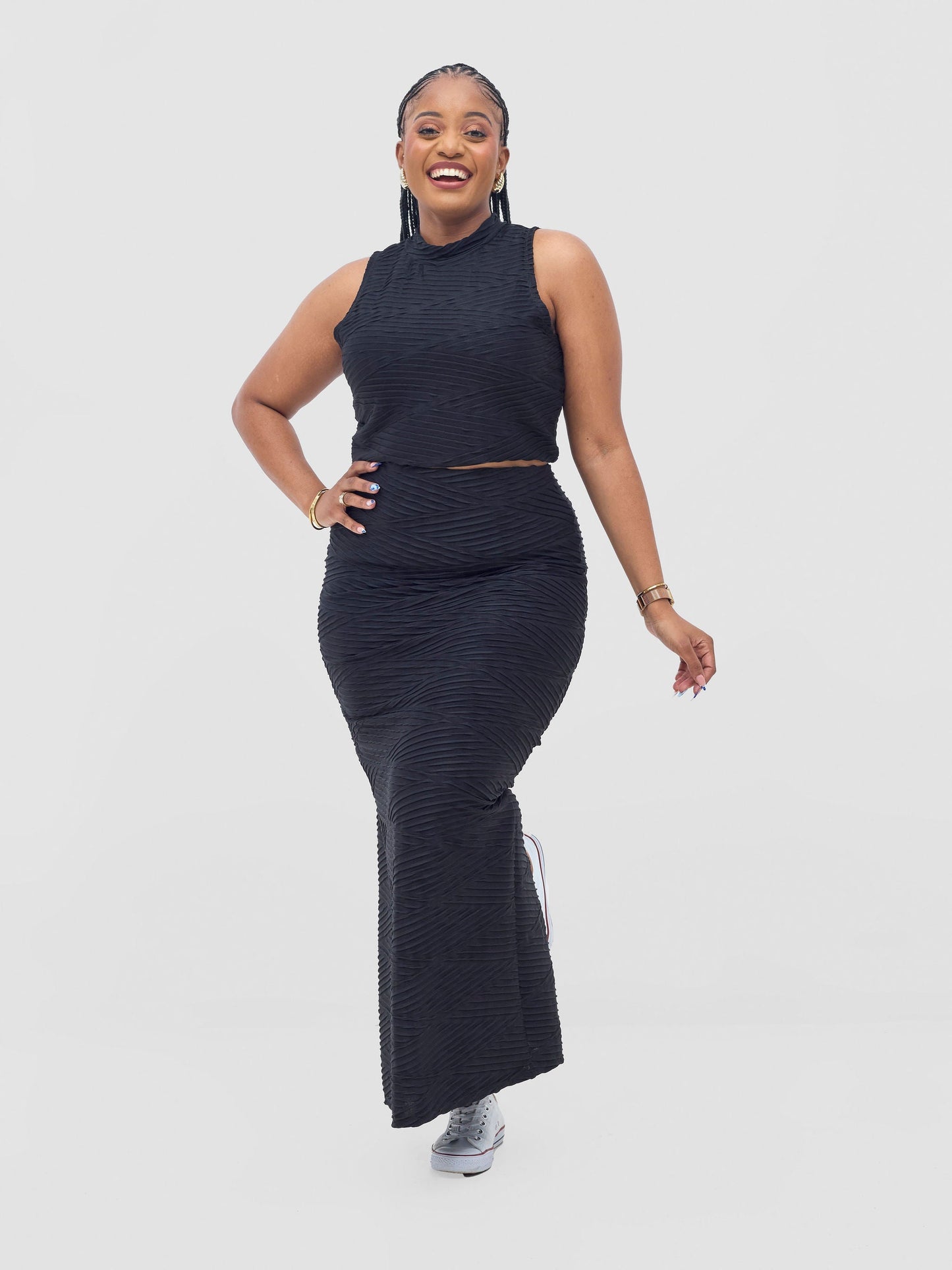 Vivo Kaisa Maxi Skirt - Black