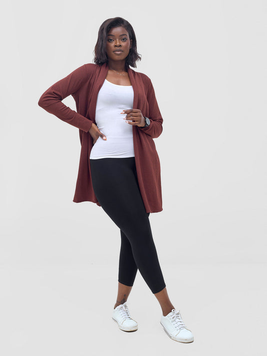 Vivo Basic May Sweater - Dark Rust