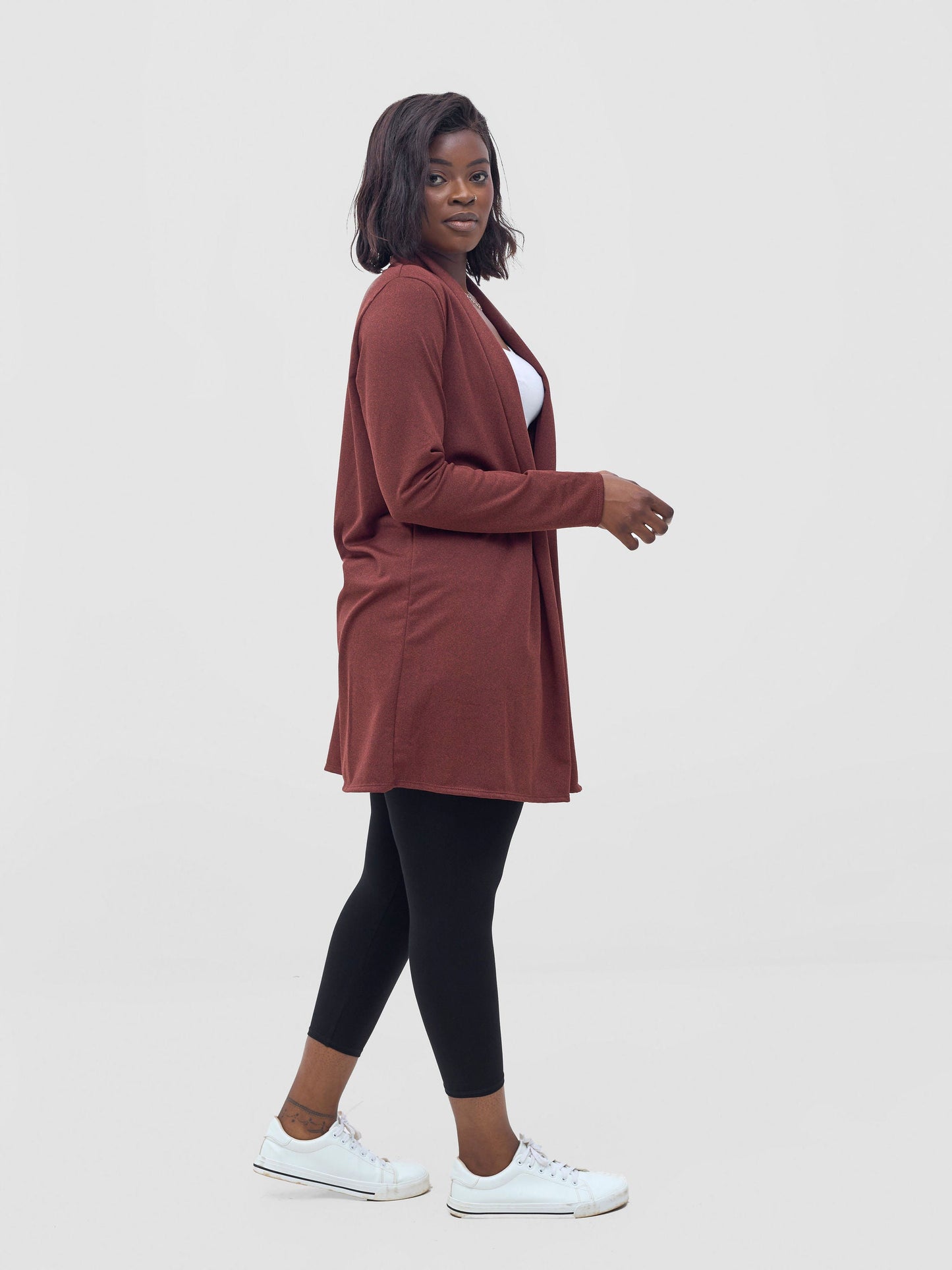 Vivo Basic May Sweater - Dark Rust