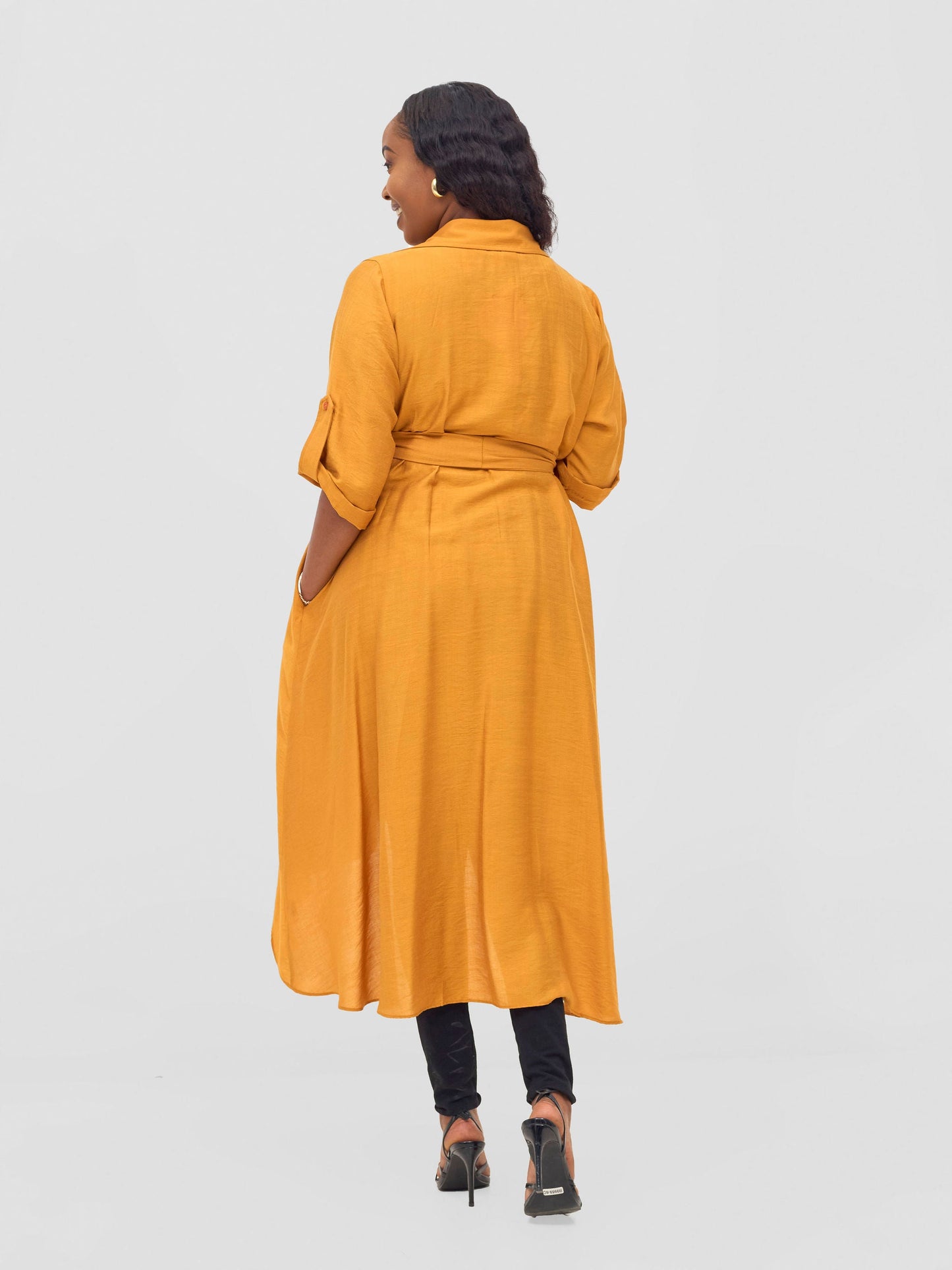 Vivo Ava 3/4 Sleeve Kimono -Burnt Orange