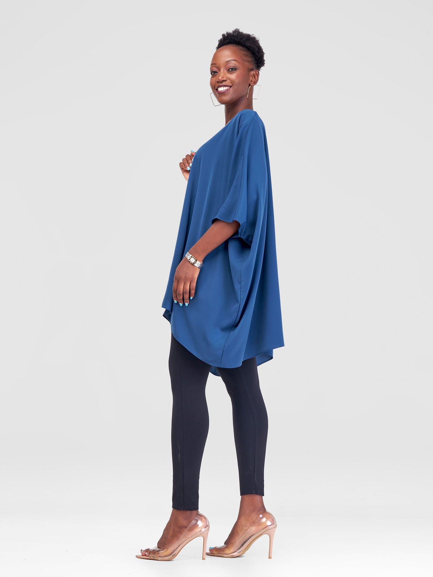 Vivo Liv Wide Crepe Top - Teal