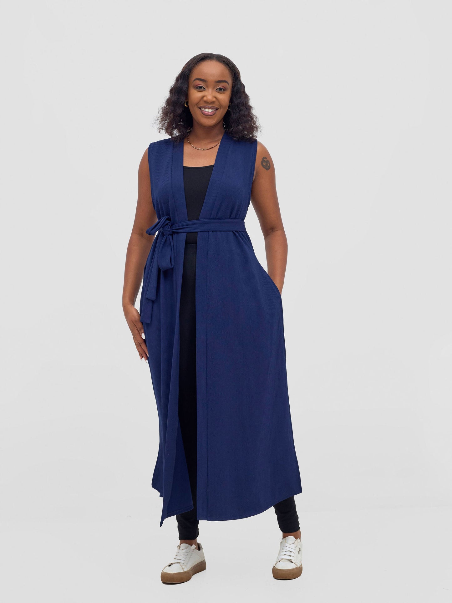 Vivo Chela Sleeveless Waterfall - Navy