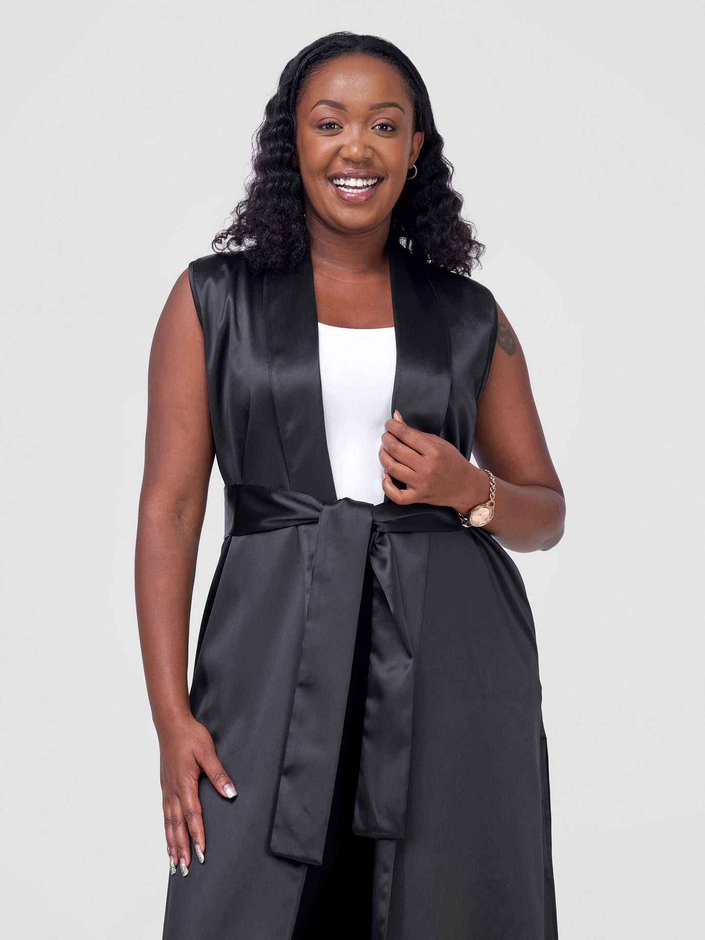 Vivo Sanali Trench Coat - Black
