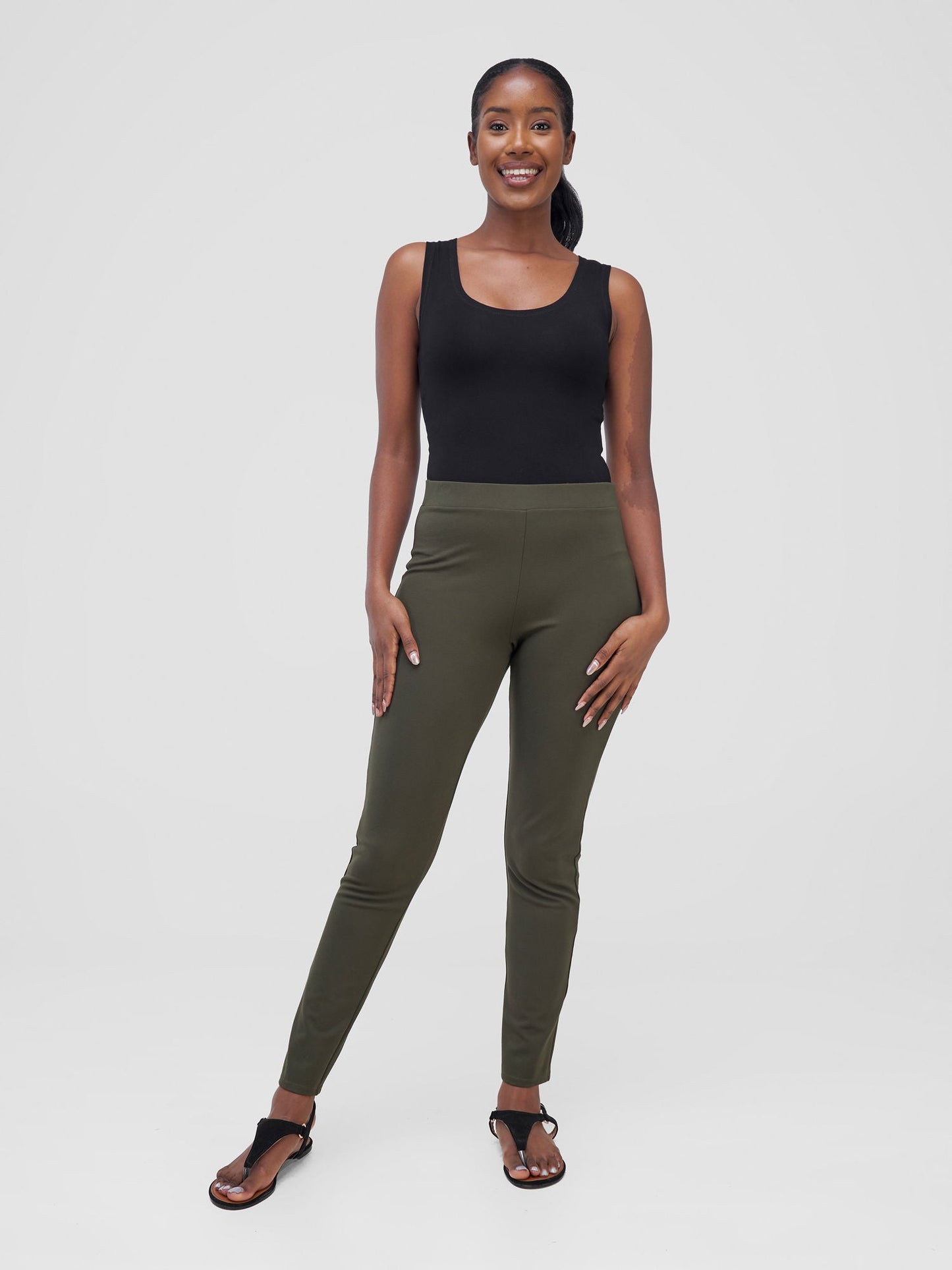 Vivo Basic Sleeveless Bodysuit - Black