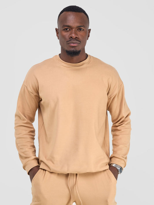 Zoya Yuni Men's Sweatshirt - Taupe