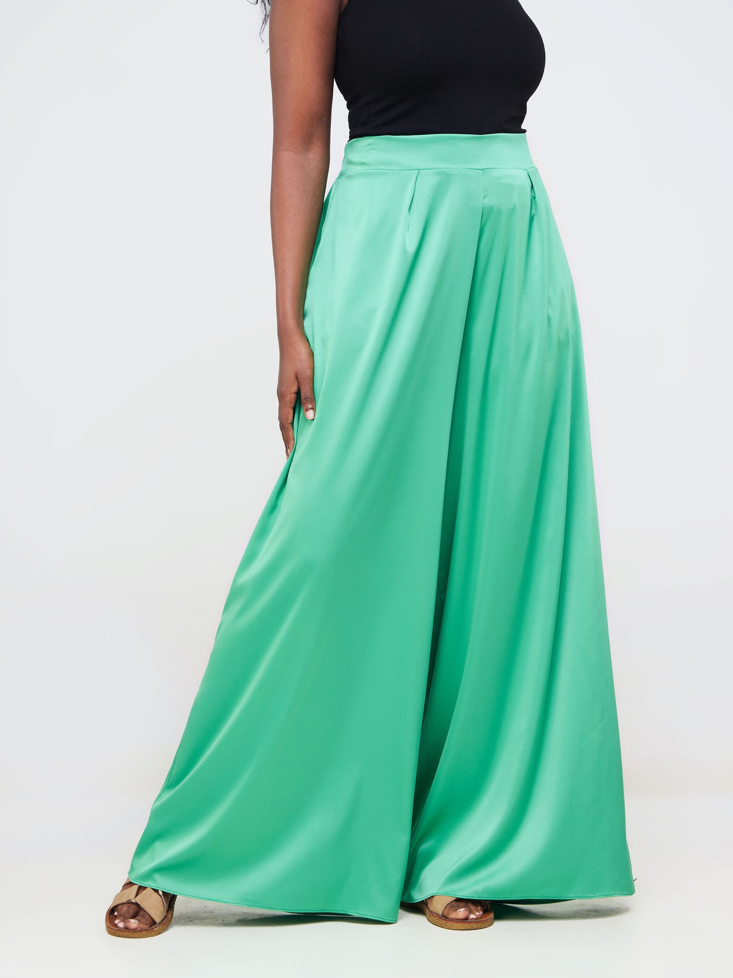 Vivo Fara Wide Leg Pants - Green