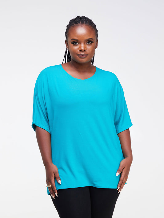 Vivo Basic Sienna Jersey Top - Sea Green