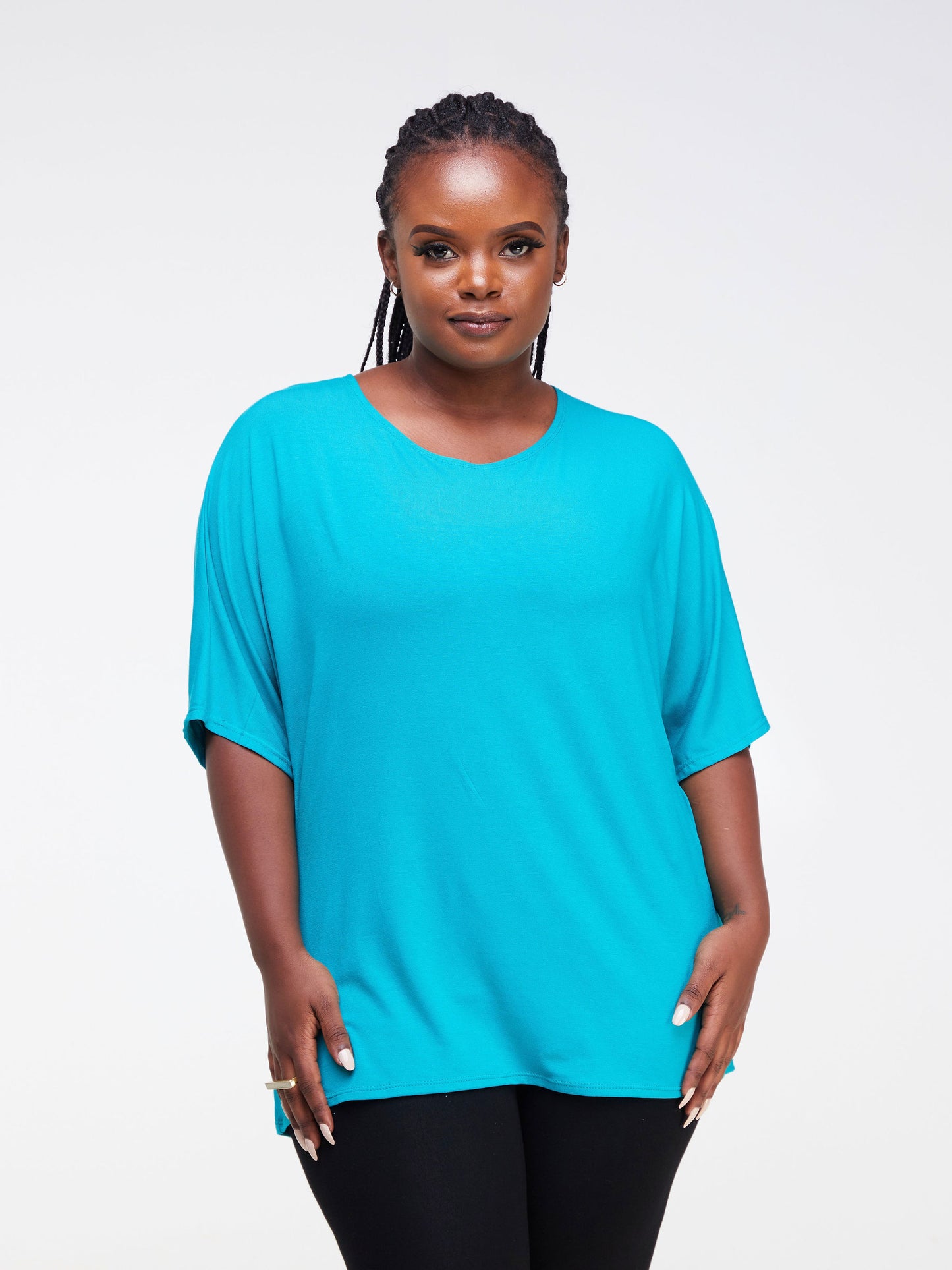 Vivo Basic Sienna Jersey Top - Sea Green