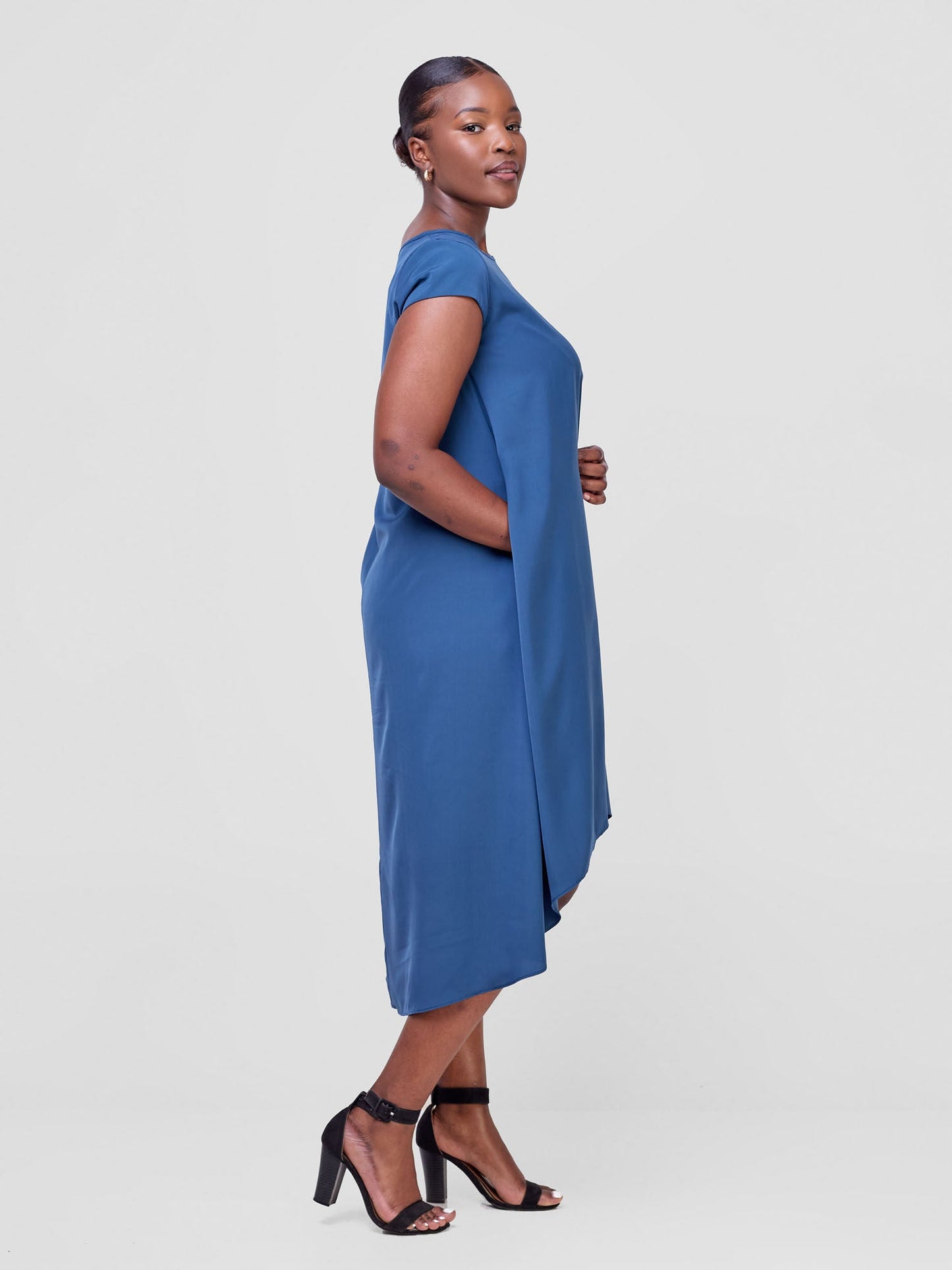 Vivo Jema High Low Tent Dress - Teal