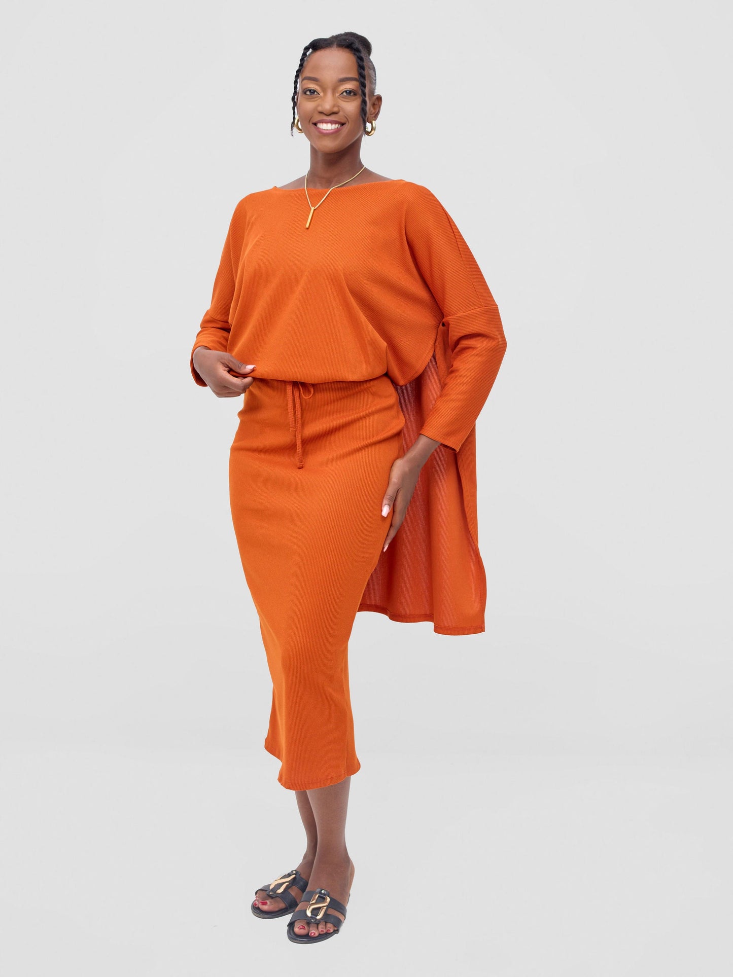 Vivo Safa Sweater - Rust