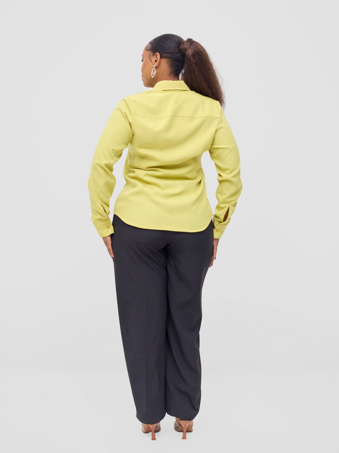 Vivo Pesi Basic Long Sleeve Shirt - Lime Stripes