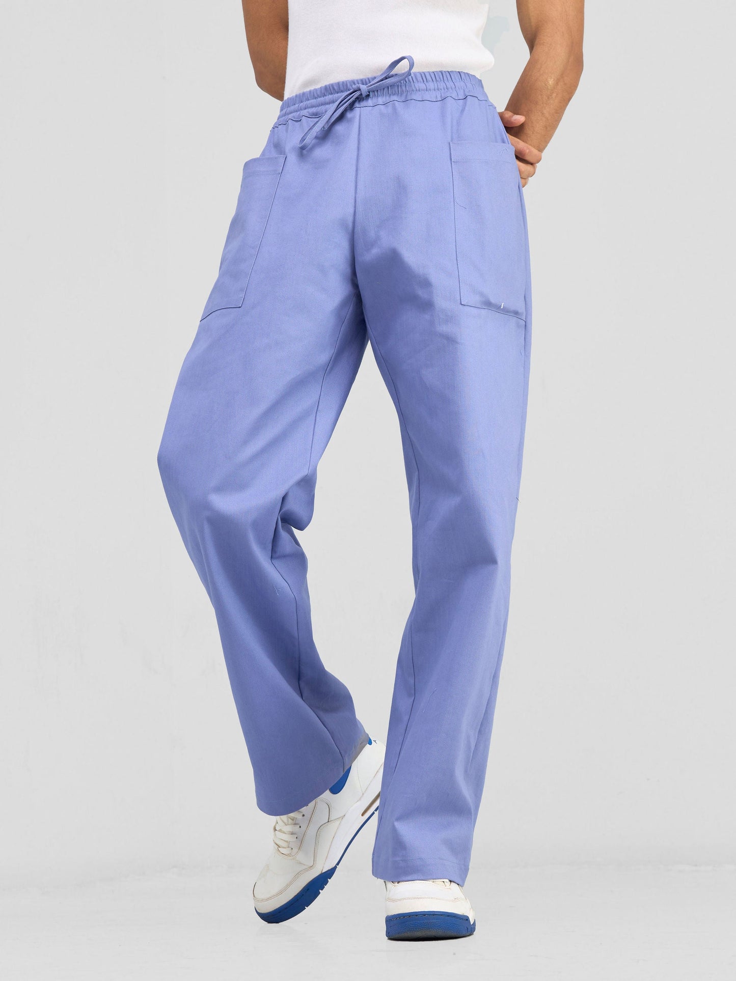 Zoya Banda Men's Cargo Pants - Blue