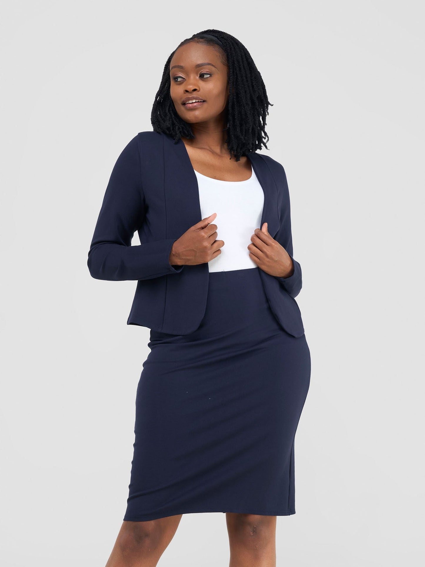 Vivo Basic Dua Jacket - Navy Blue