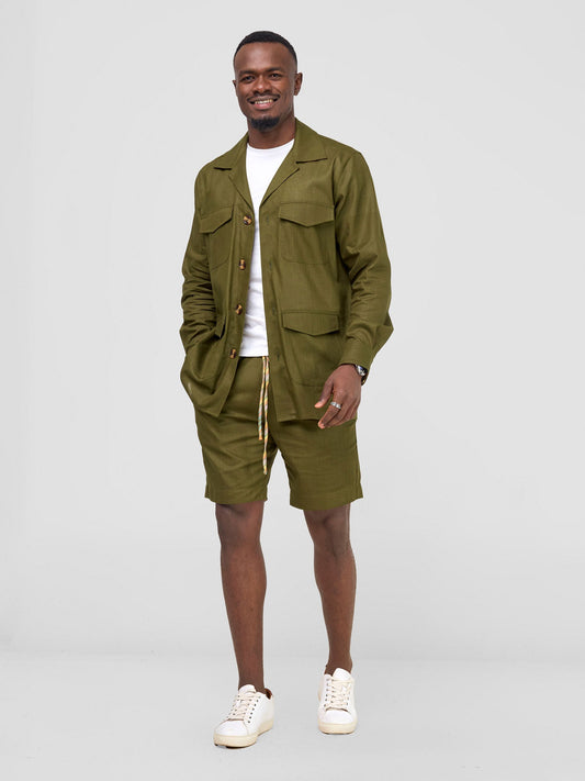 Safari Savannah Men's Jacket - Hunters