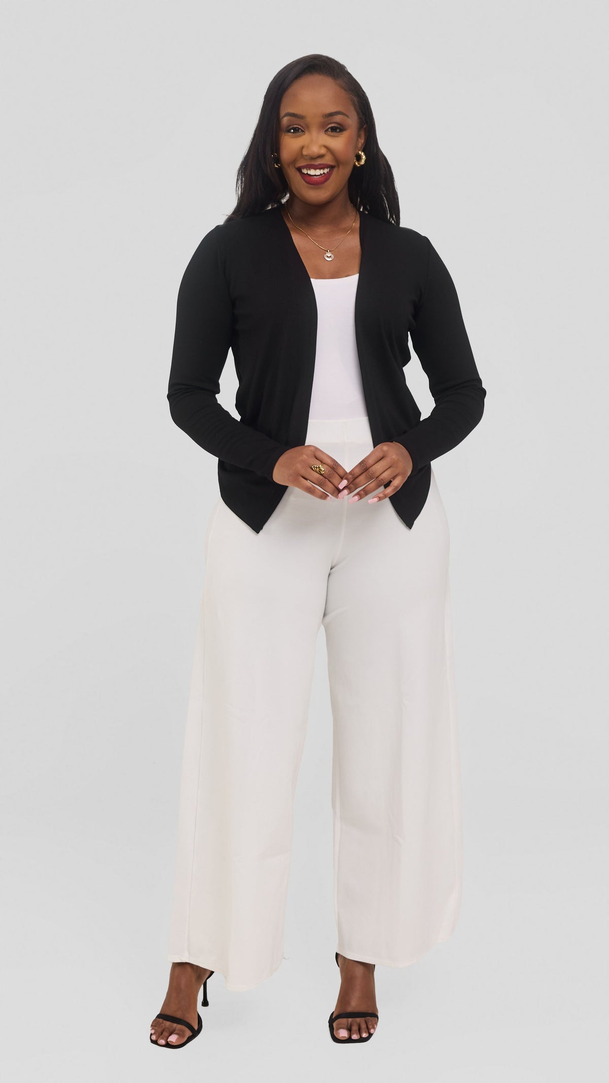 Vivo Everyday Sienna Waterfall in Jersey - Black
