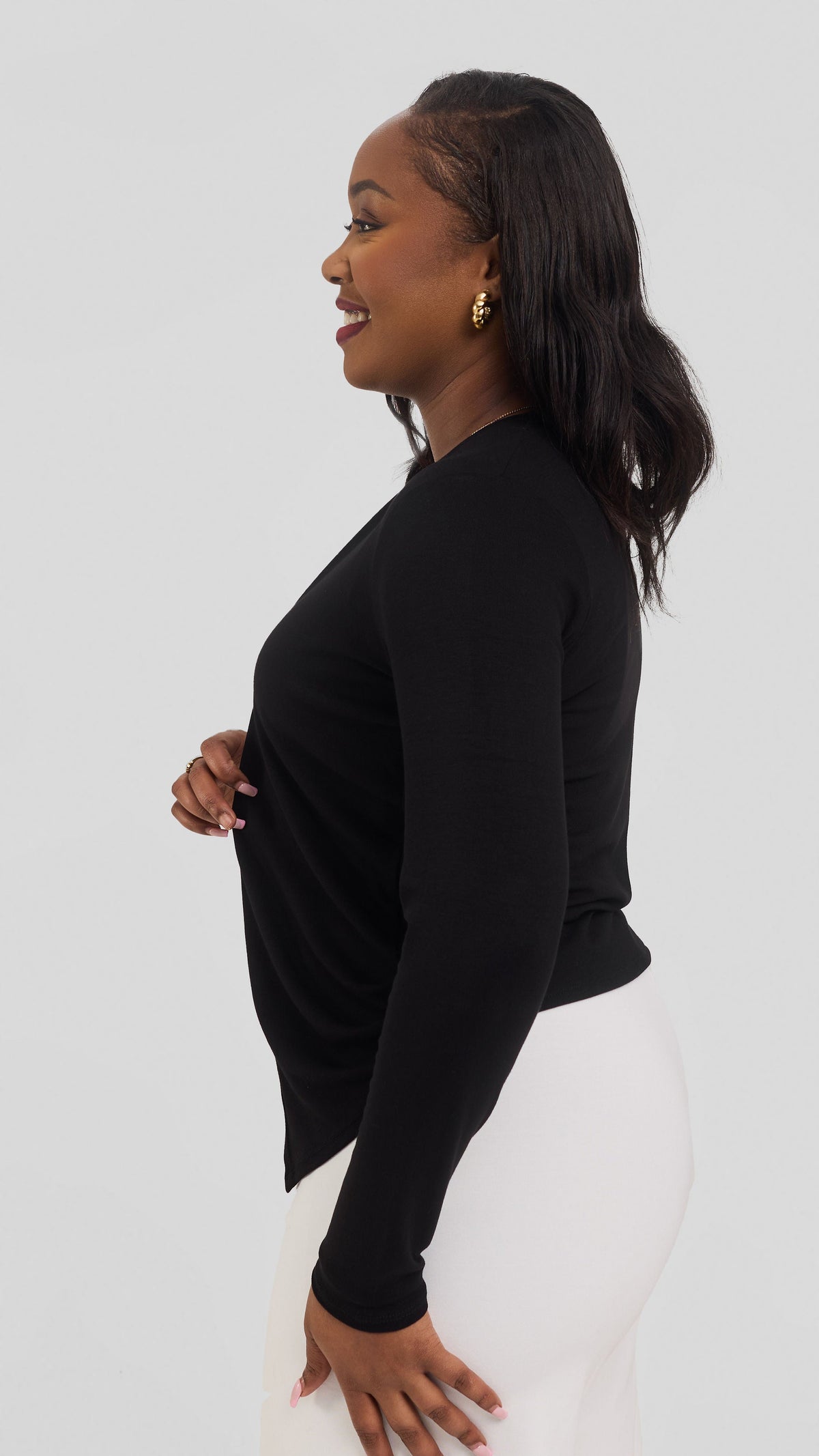 Vivo Everyday Sienna Waterfall in Jersey - Black