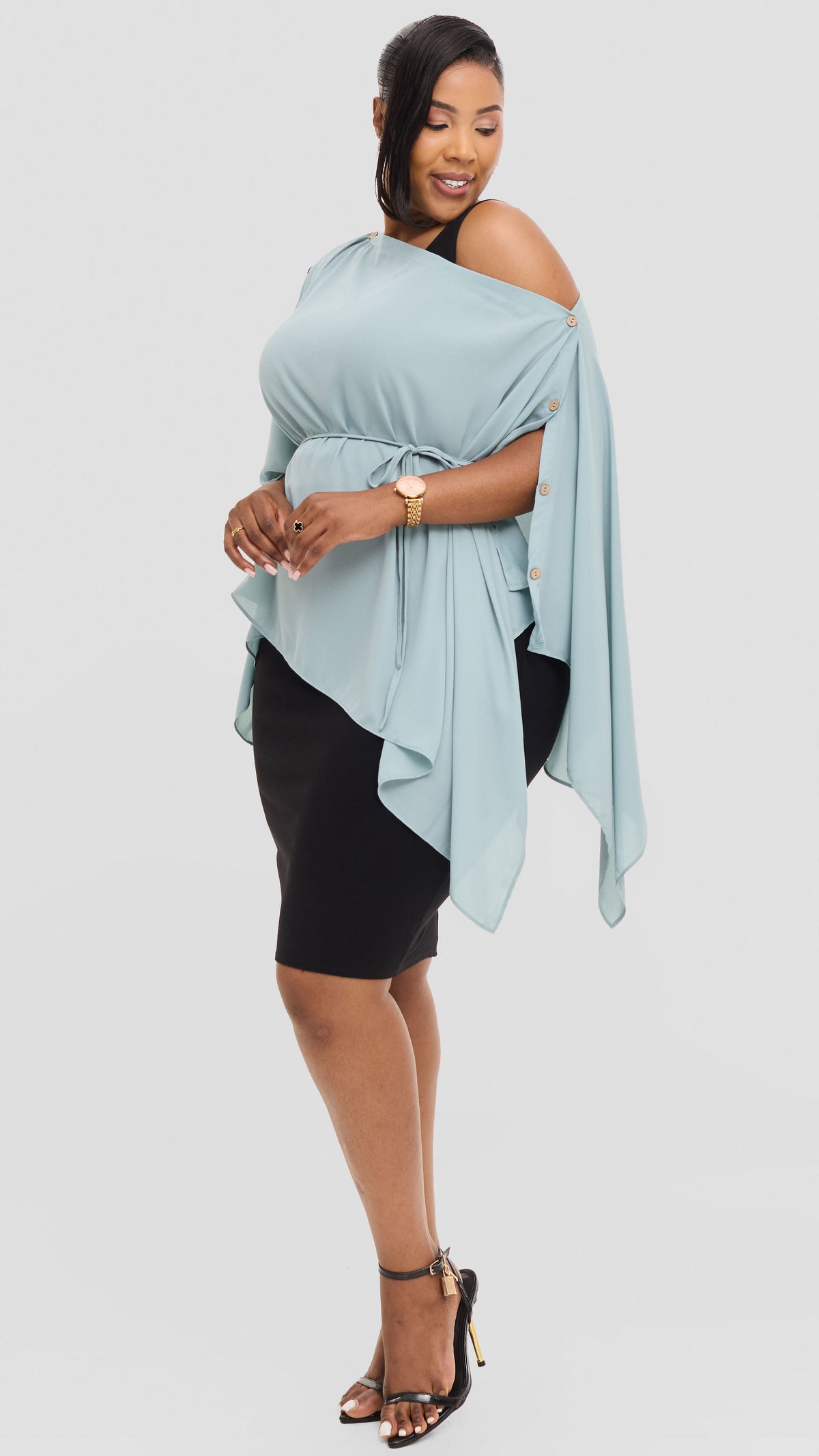 Vivo Multiway Cover Up in Chiffon - Mint Green