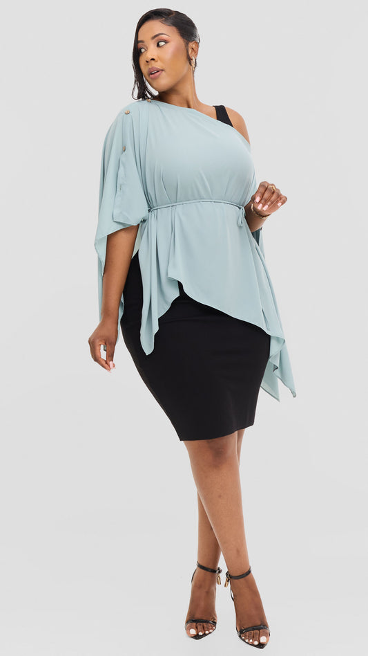 Vivo Multiway Cover Up in Chiffon - Mint Green