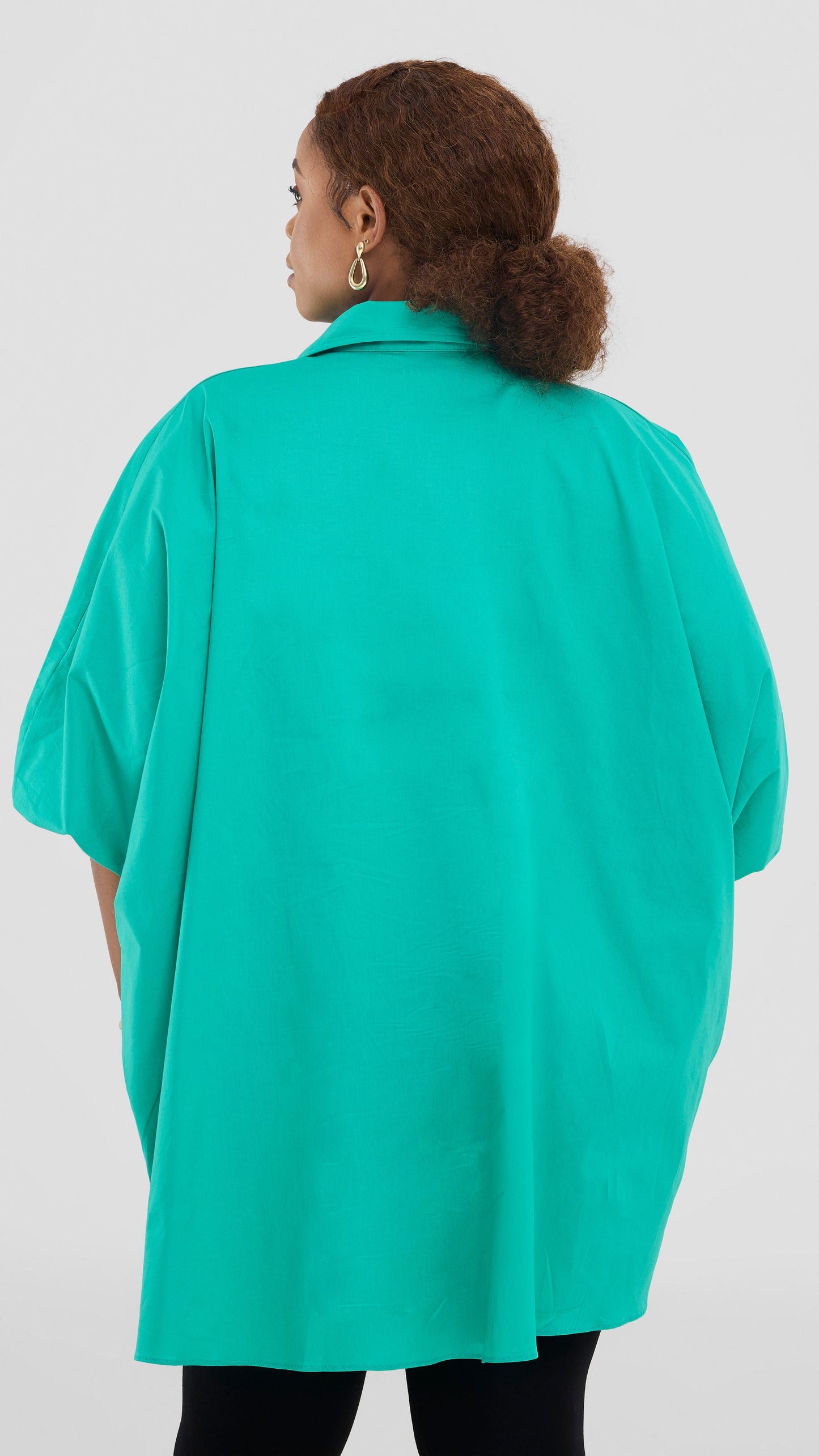 Vivo Cotton High Low Top - Sea Green