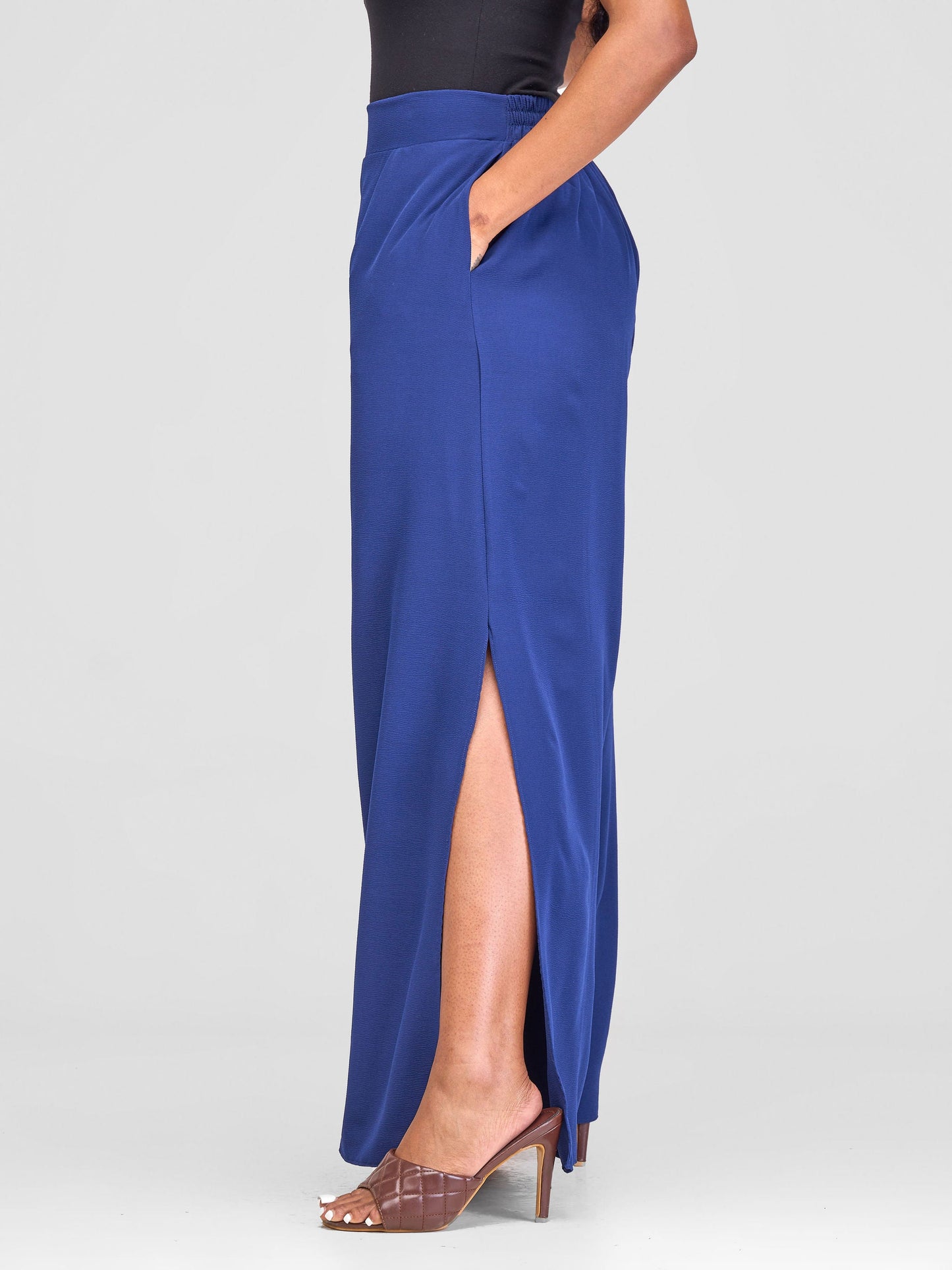 Vivo Yumi High Waist Pants  - Navy Blue