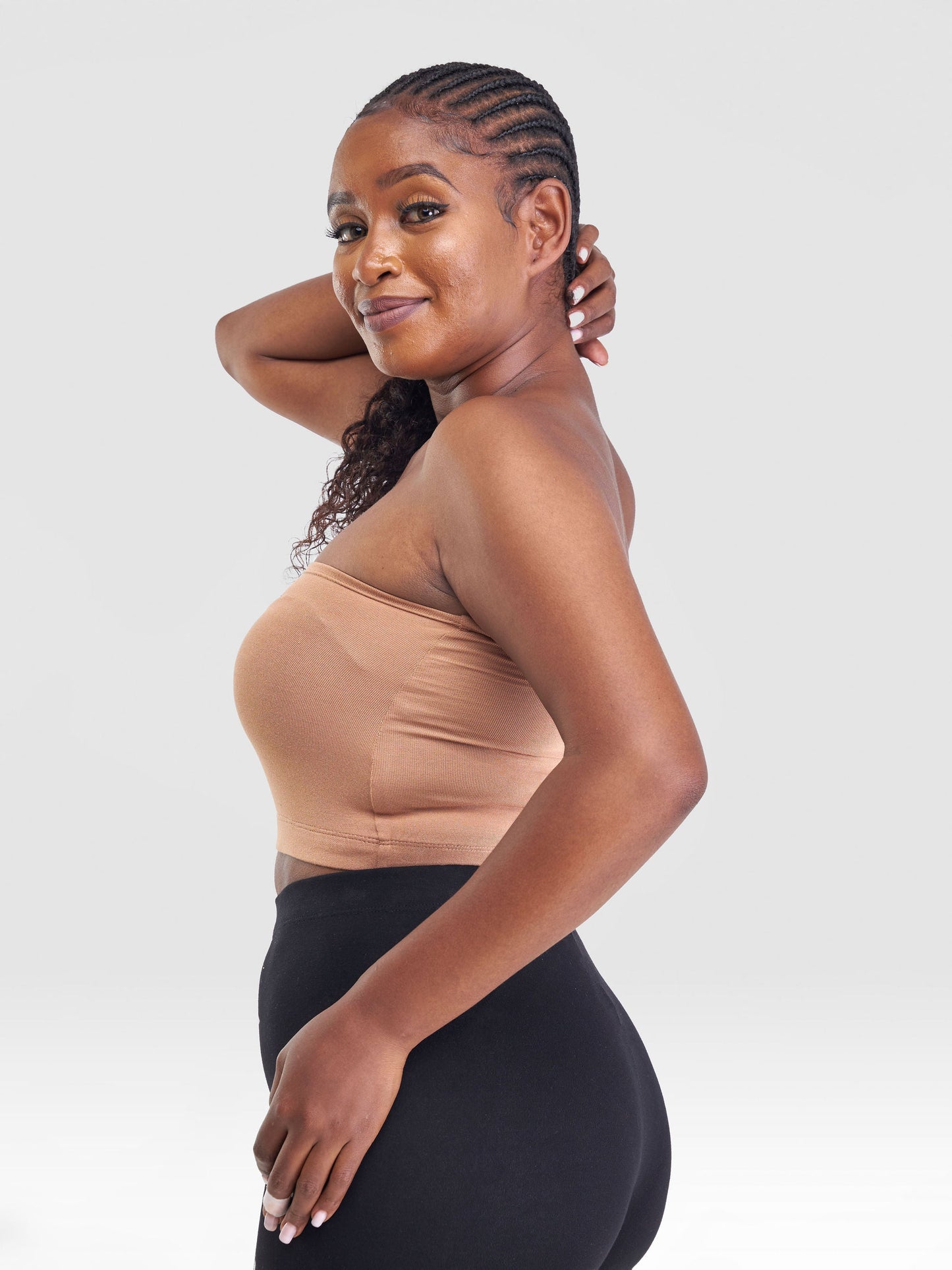 Zoya Basic Jersey Bandeau  - Tan
