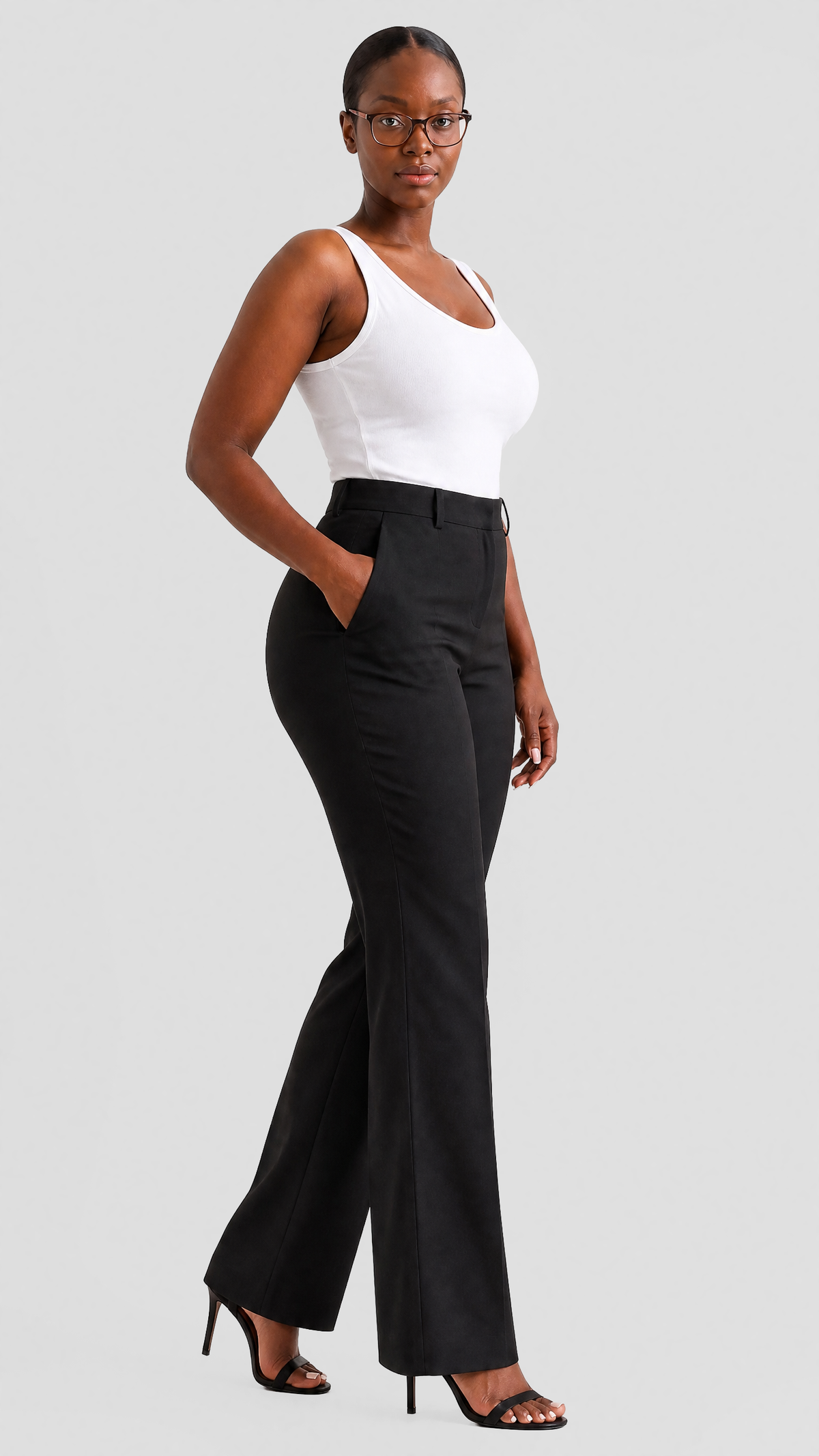 Vivo Tank Top in Jersey - White