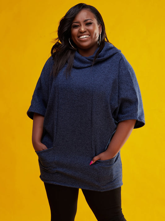 Vivo J.O Sweater Top - Navy Blue