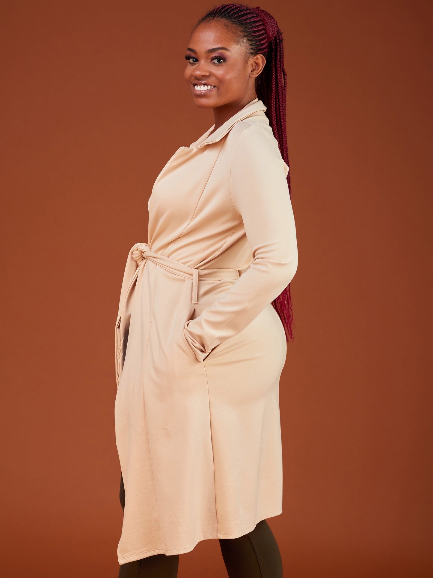 Vivo Basic Trench Coat - Buttermilk